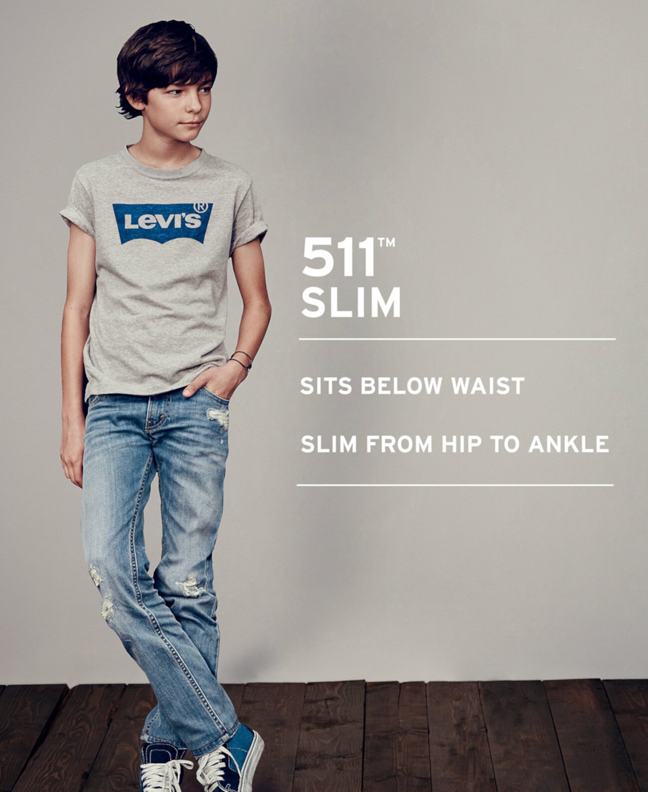 Джинсы 511 ™ Slim Fit для мальчиков ясельного возраста Levi's®