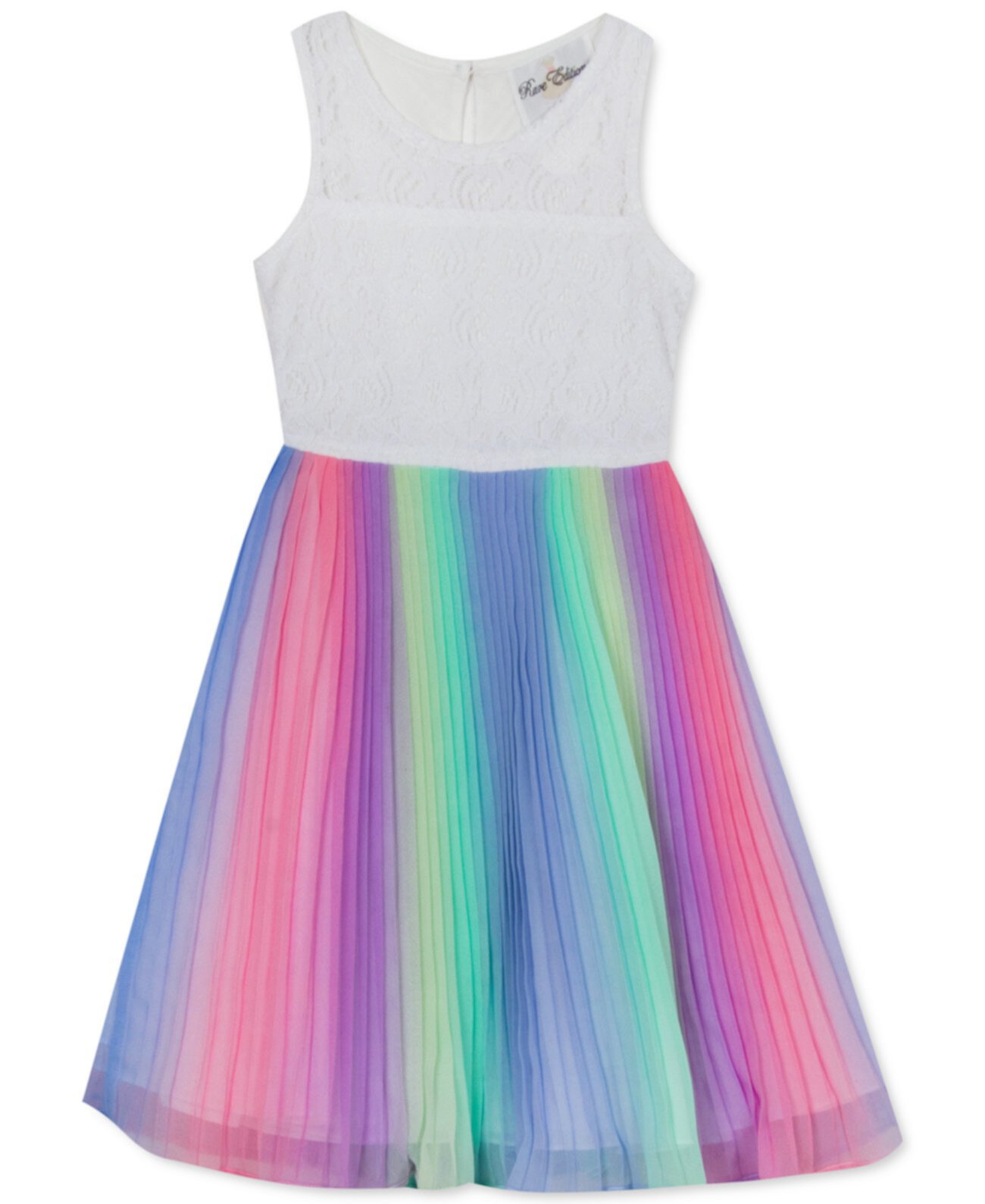 Малышей девочек 2 шт. Джинсовый жилет и разноцветный комплект одежды Rare Editions