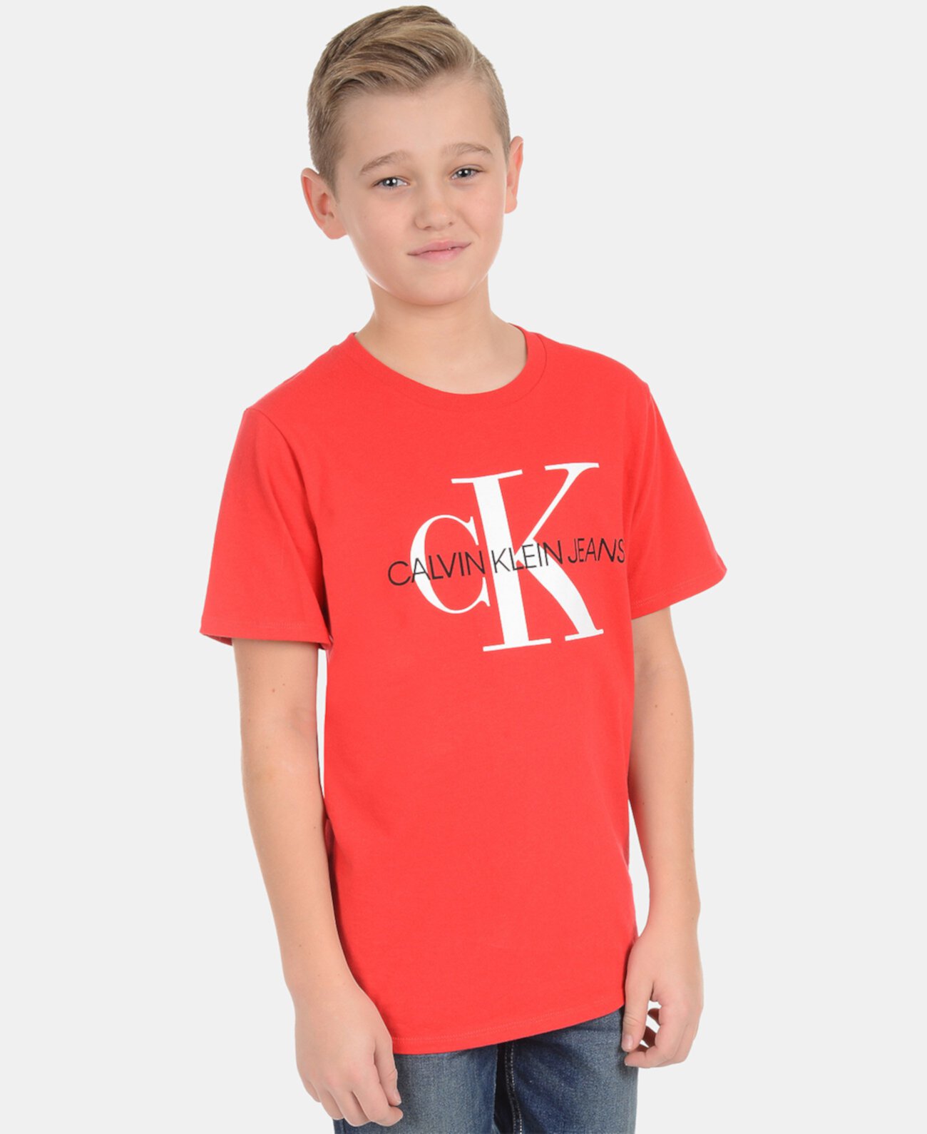 Футболка для Мальчиков Calvin Klein с Логотипом Calvin Klein