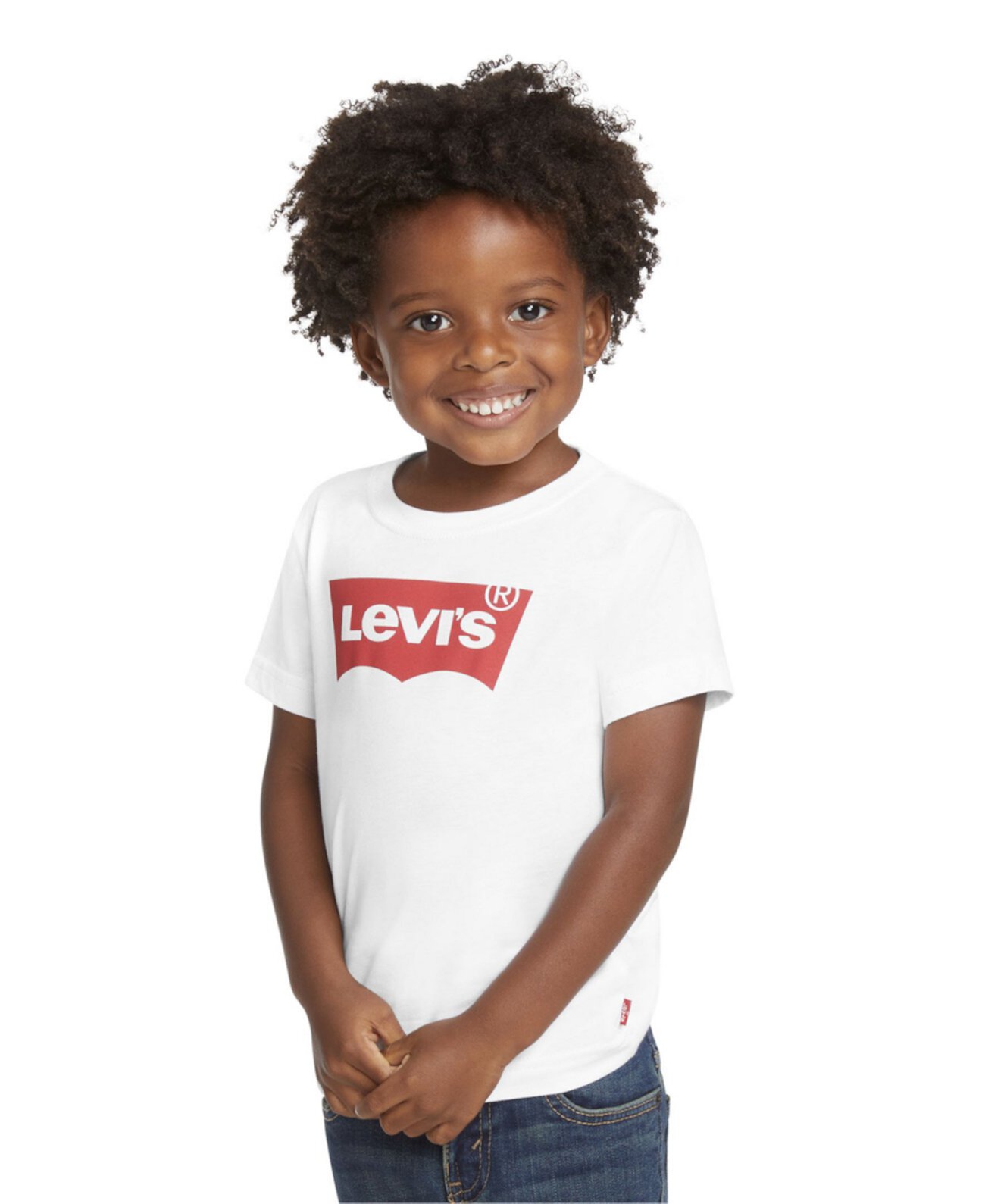 Футболка для мальчиков Levis® с логотипом Batwing на хлопке Levi's®