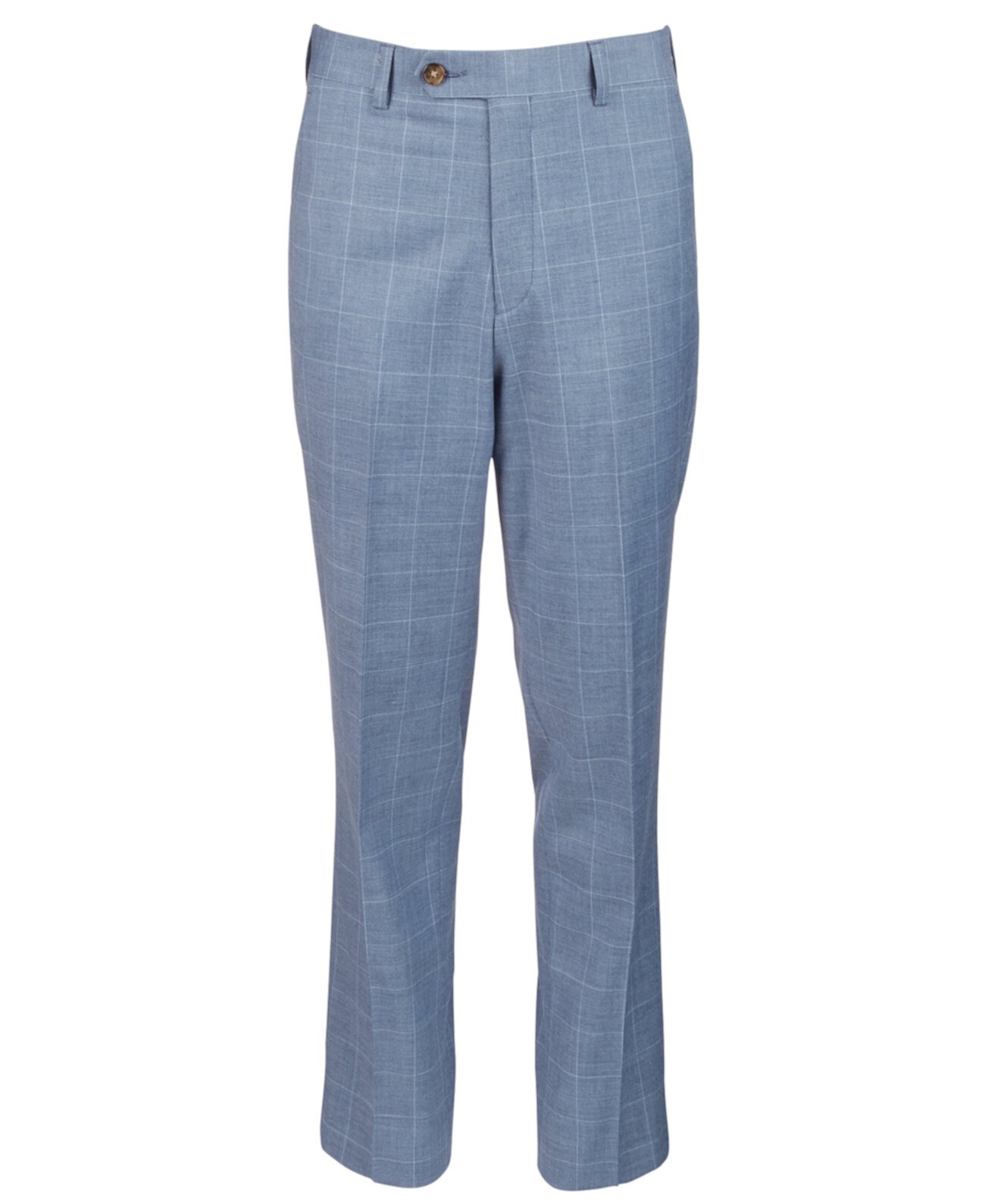 Синие брюки классического кроя с оконным стеклом для больших мальчиков Ralph Lauren