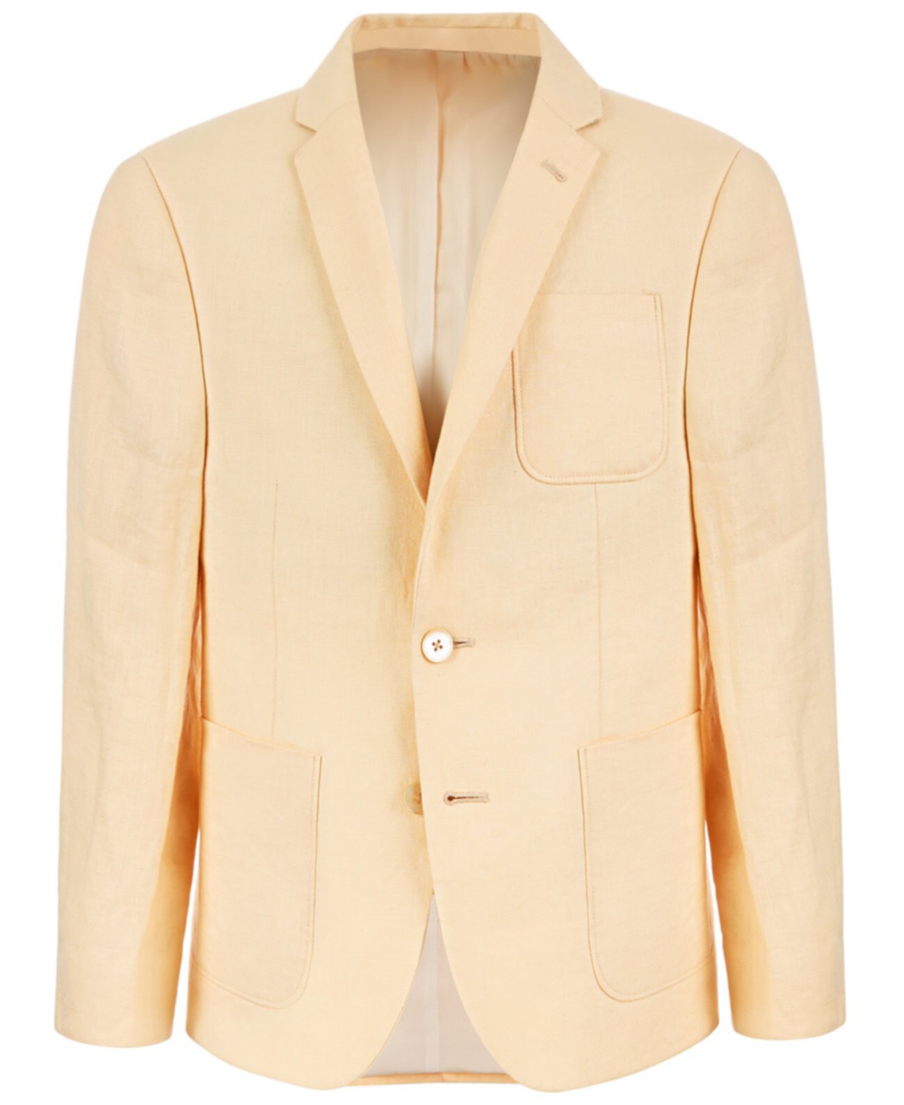 Жёлтый льняной пиджак Big Boys Classic-Fit Ralph Lauren