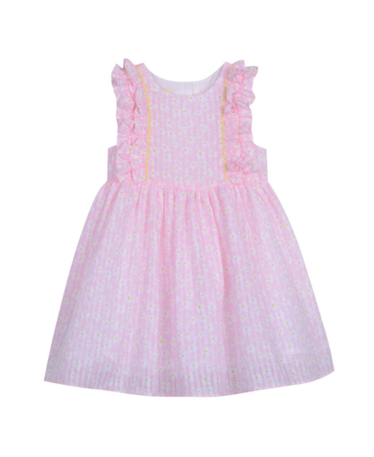 Платье для малышей из хлопка без рукавов для малышей Laura Ashley