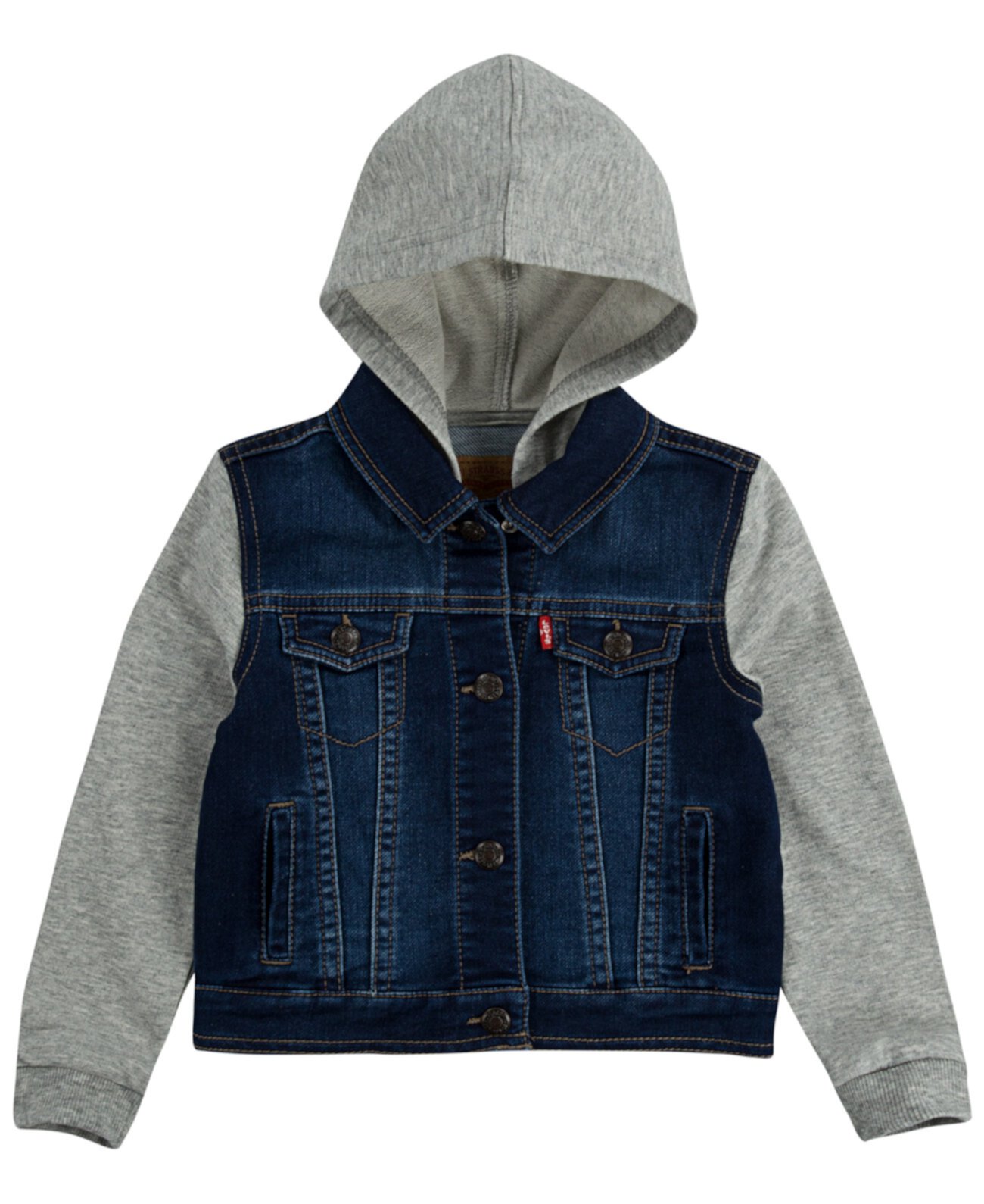 Повседневная куртка для мальчиков Levi's® Baby Boys French Terry Sleeve Trucker Jacket Levi's®