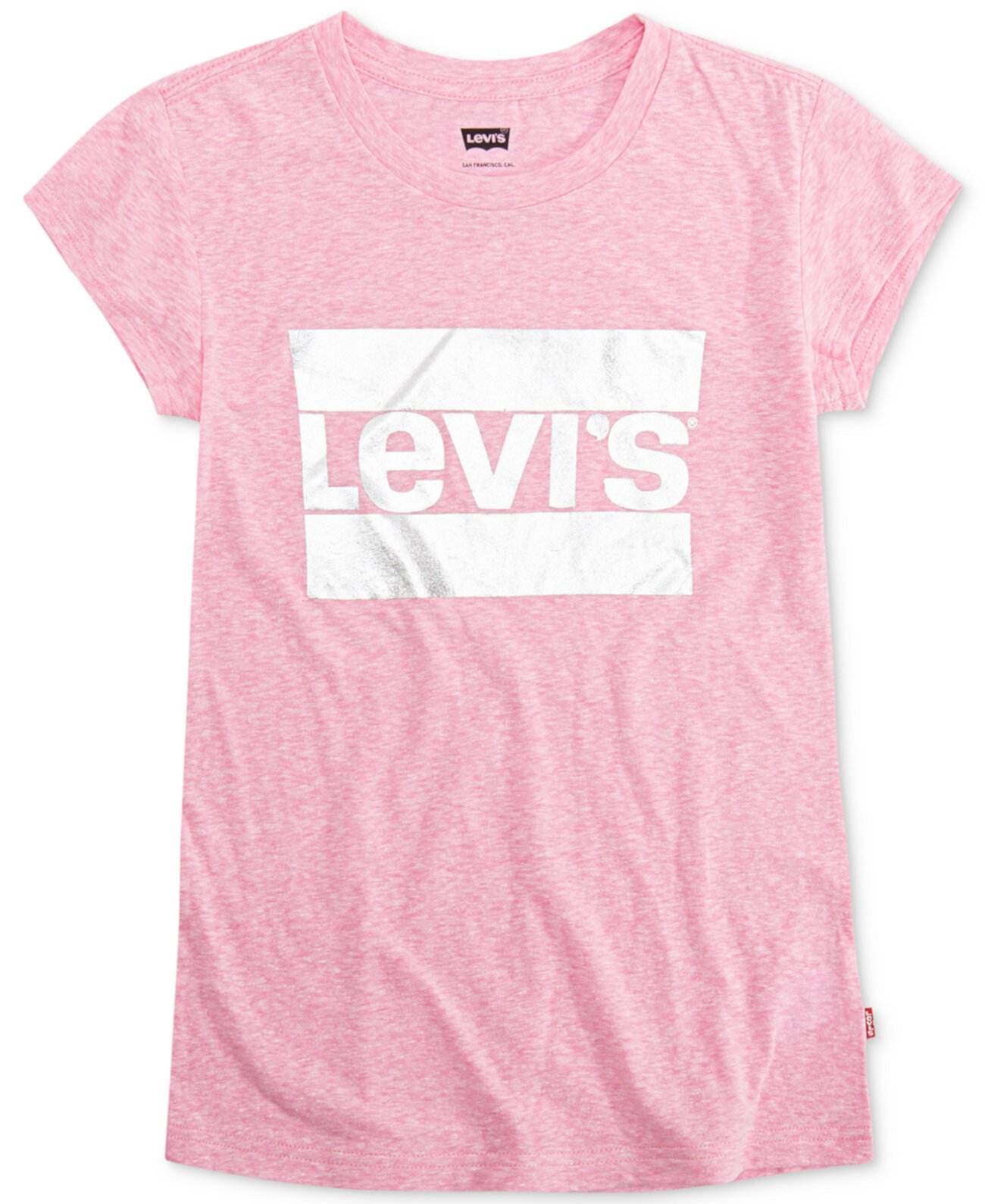 Хлопковая футболка с графическим принтом Little Girls Levi's®