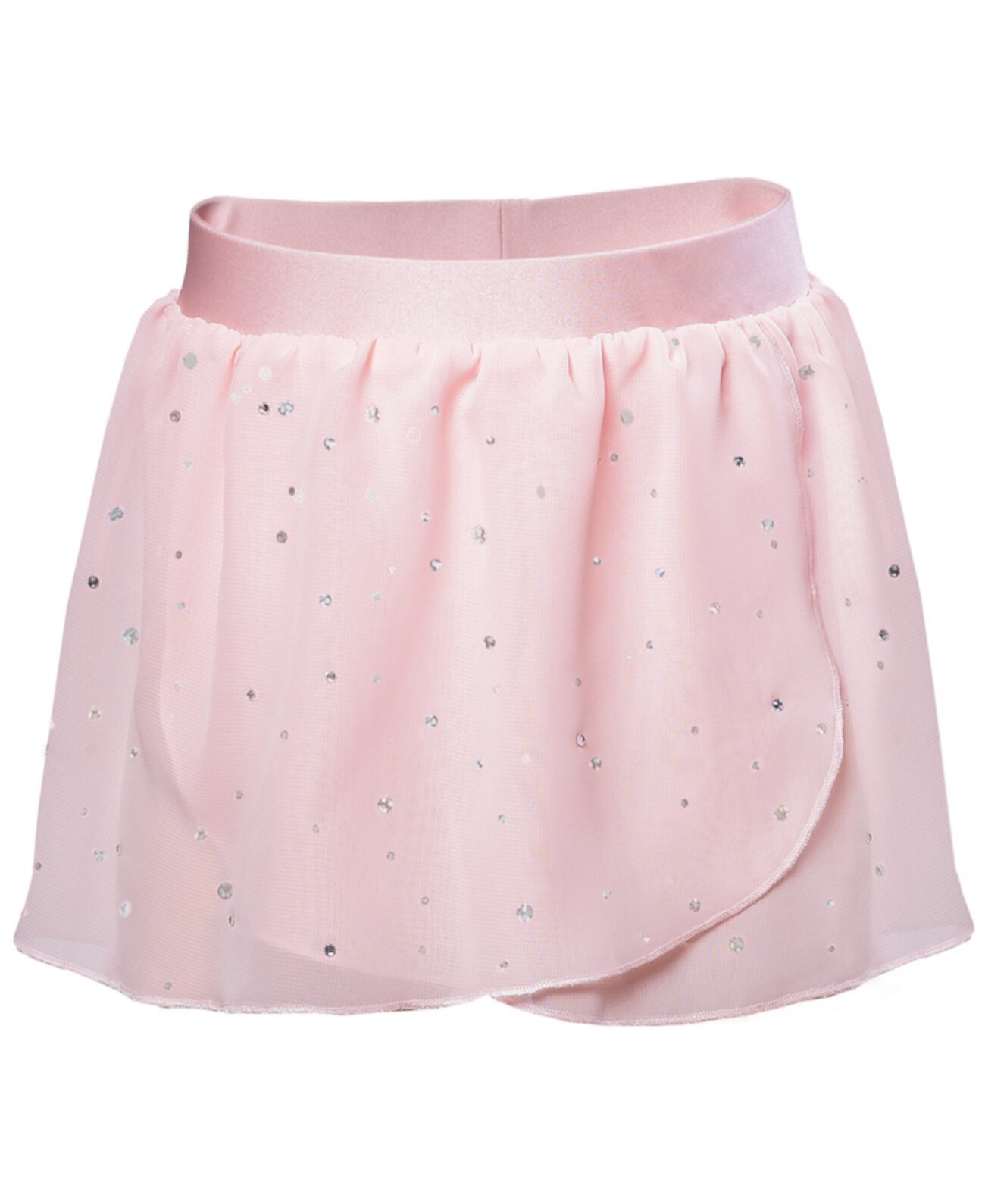 Тренировочная юбка Джорджетт для маленьких и маленьких девочек с украшением Flo Dancewear