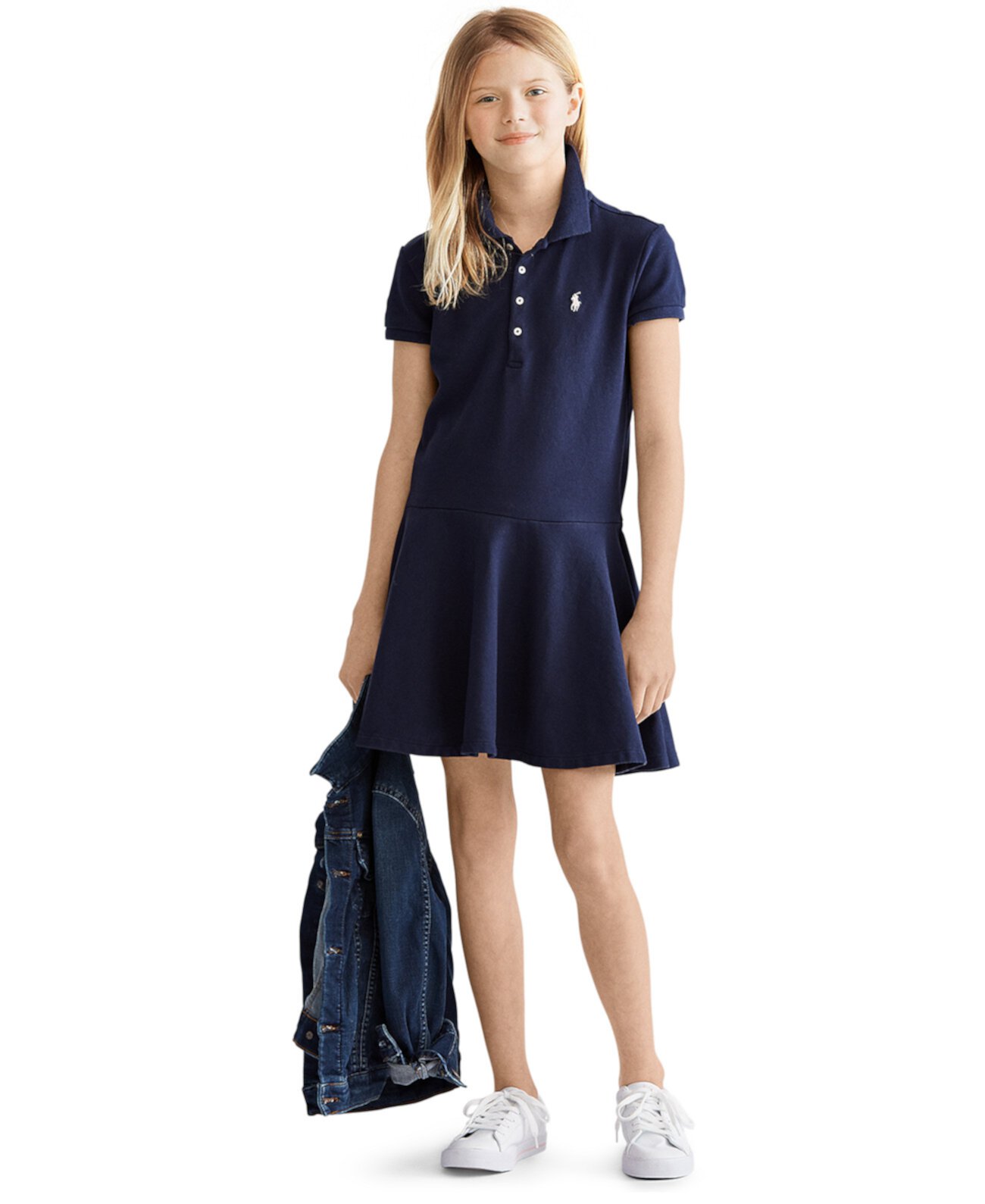 Платье-поло для больших девочек Polo Ralph Lauren