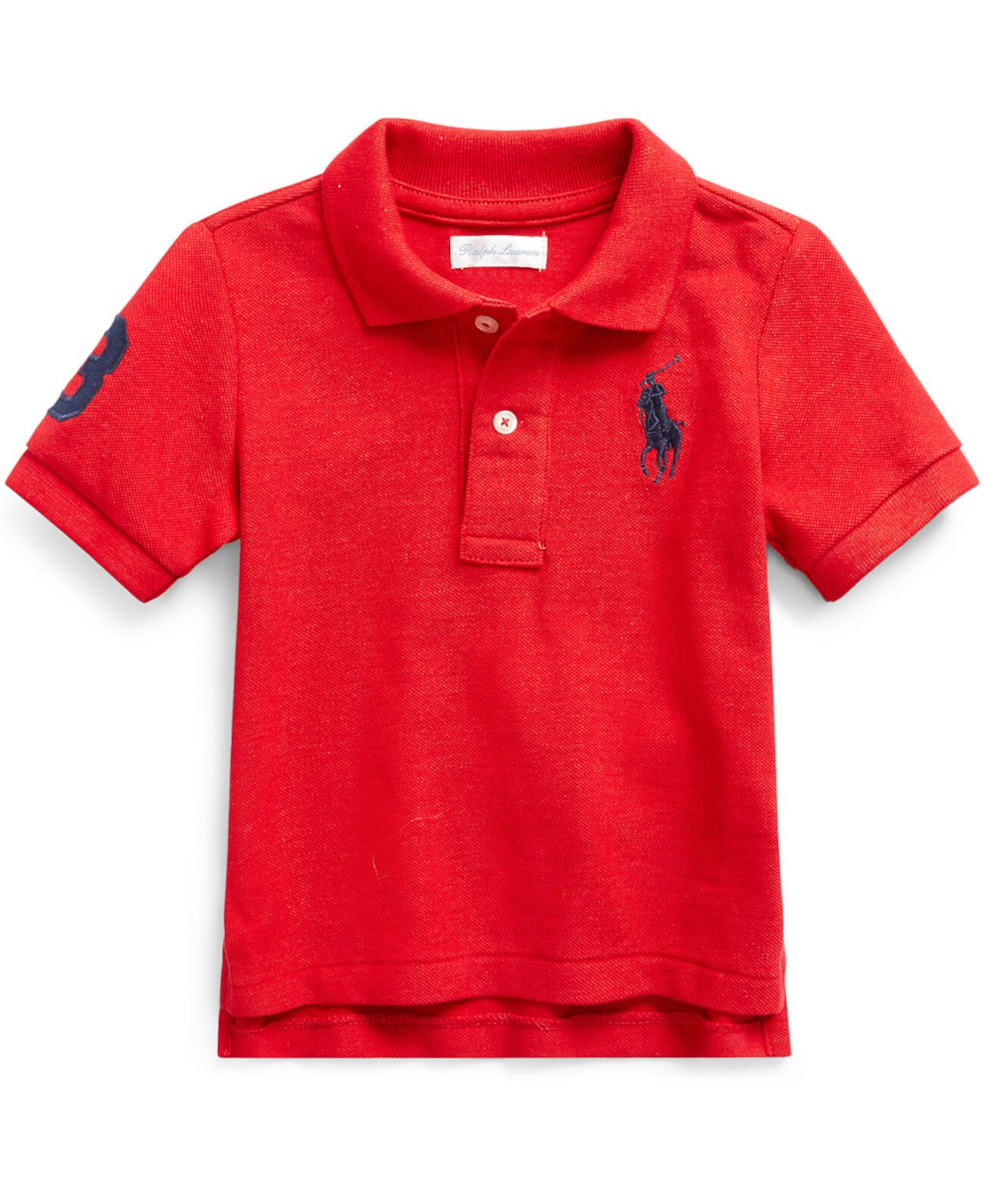 Рубашка-поло из хлопковой сетки для маленьких мальчиков Ralph Lauren Ralph Lauren