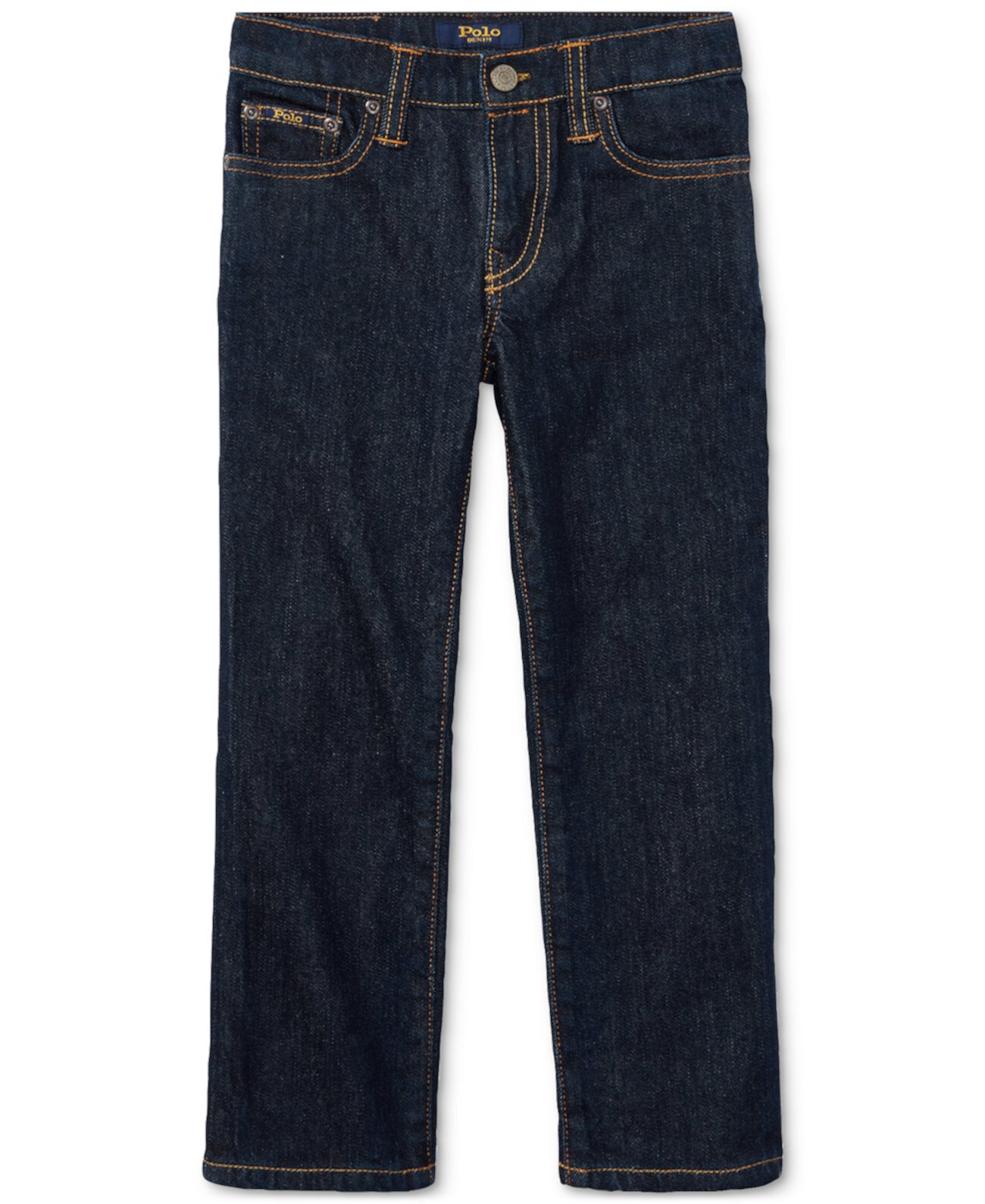 Прямые эластичные джинсы Hampton для малышей Ralph Lauren