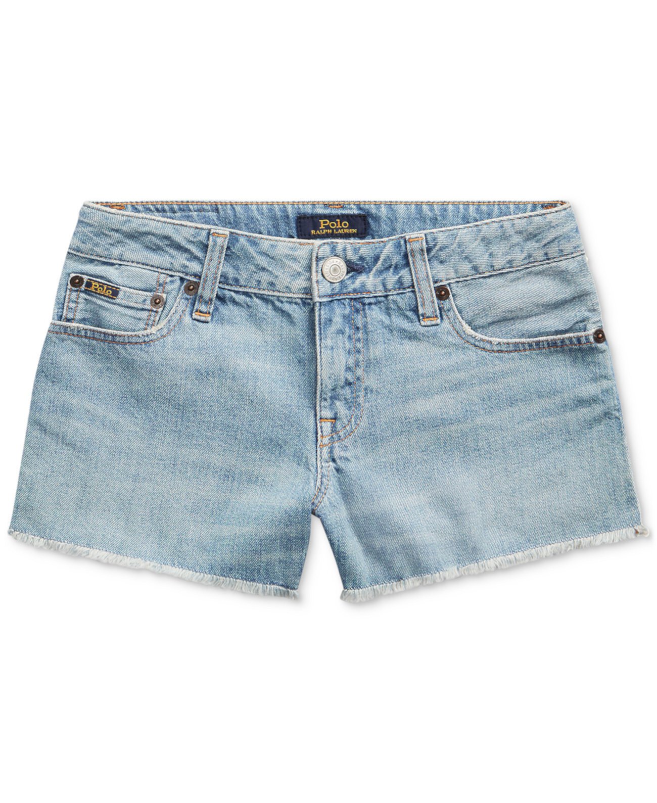 Хлопчатобумажные джинсовые шорты Big Girls Polo Ralph Lauren