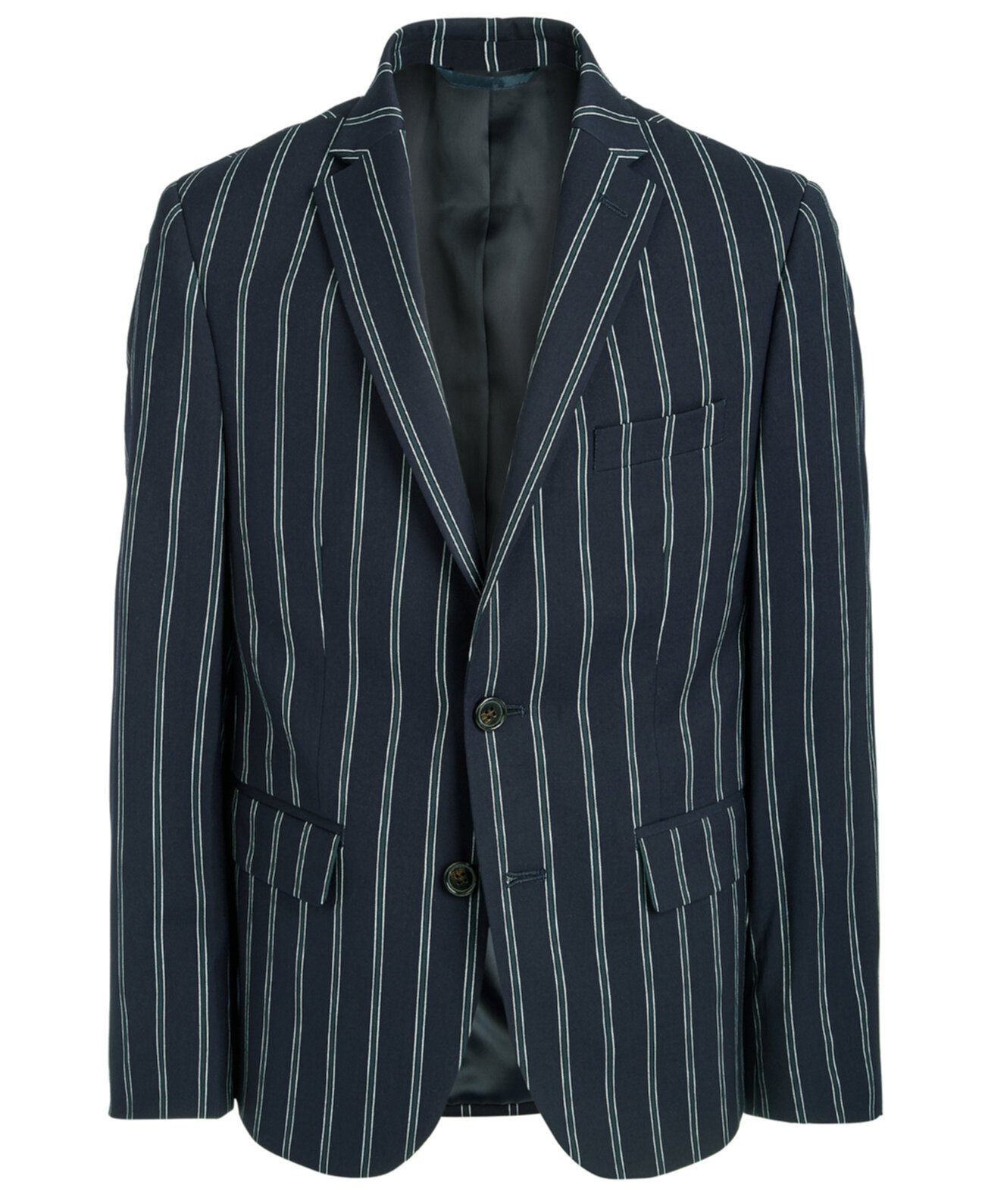 Спортивное пальто темно-синего цвета в полоску Big Boys Classic Fit Ralph Lauren