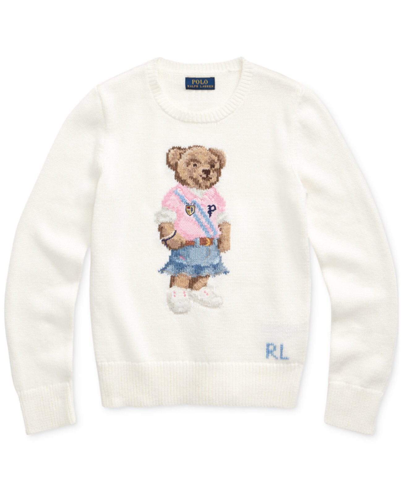 Хлопковый свитер Big Girls Spring Bear Ralph Lauren