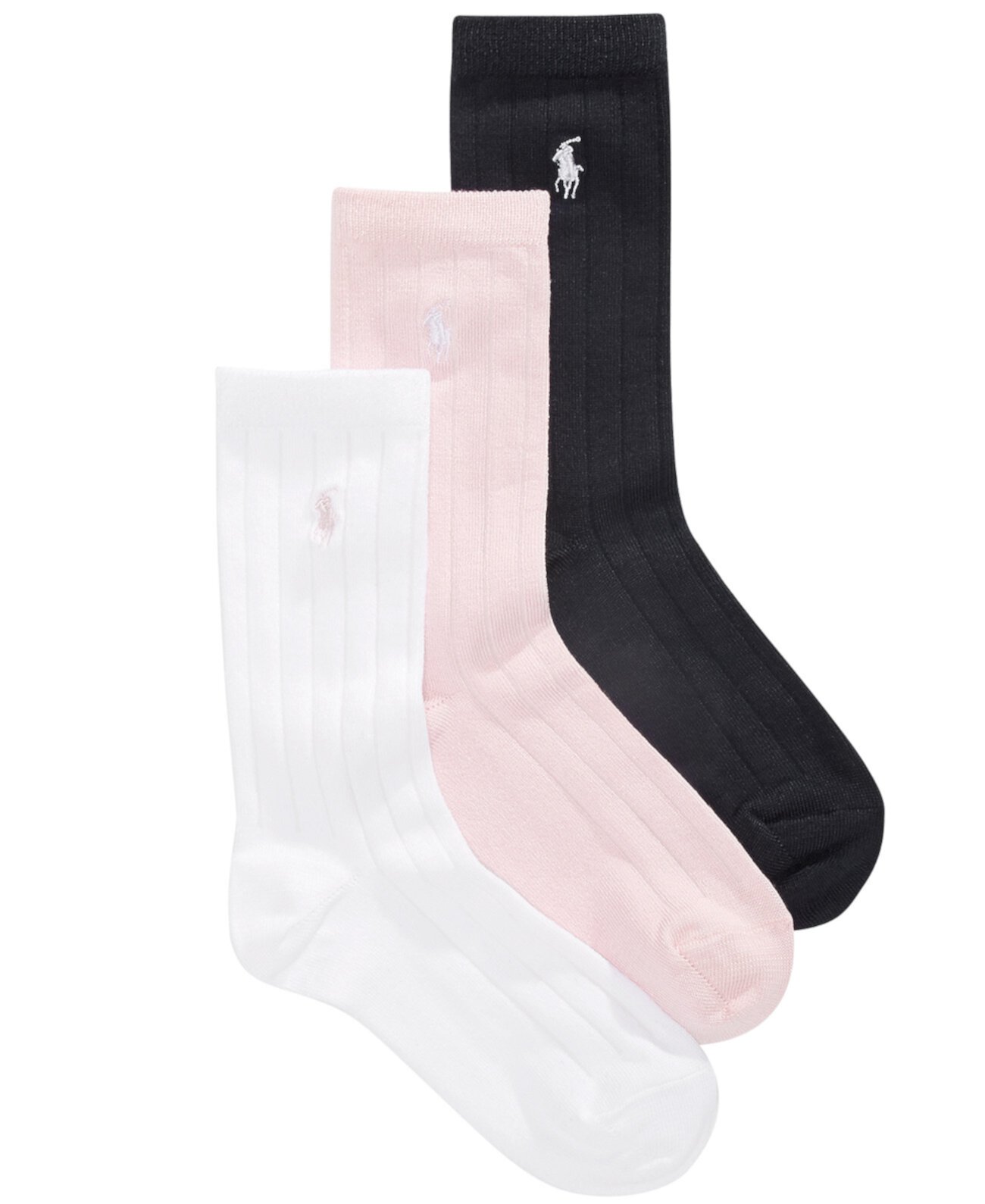 Детские Носки Polo Ralph Lauren Little & Big Girls 3-Pk. Ribbed Socks Polo Ralph Lauren