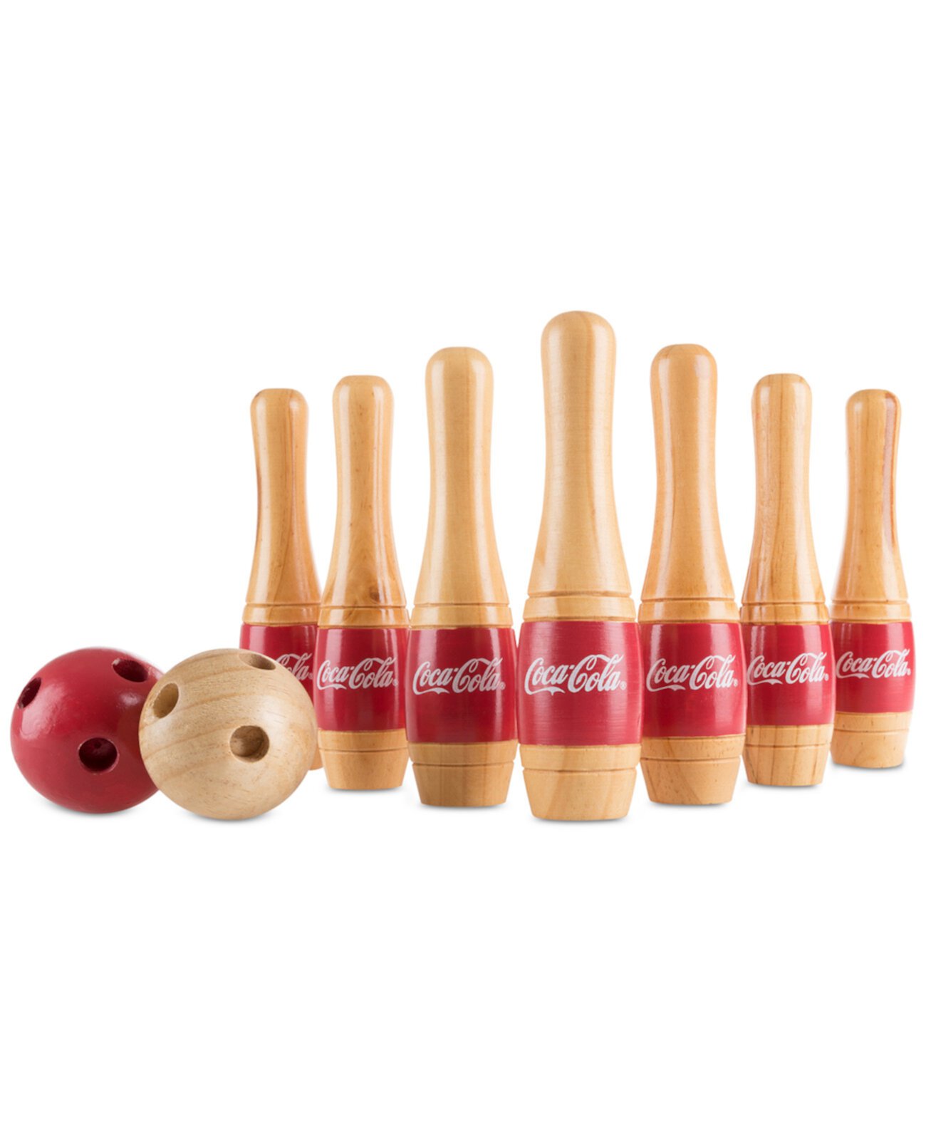 Coca-Cola 13-шт. Игра в боулинг на лужайке, 8 х 1,5 "х 1,5" Trademark Global