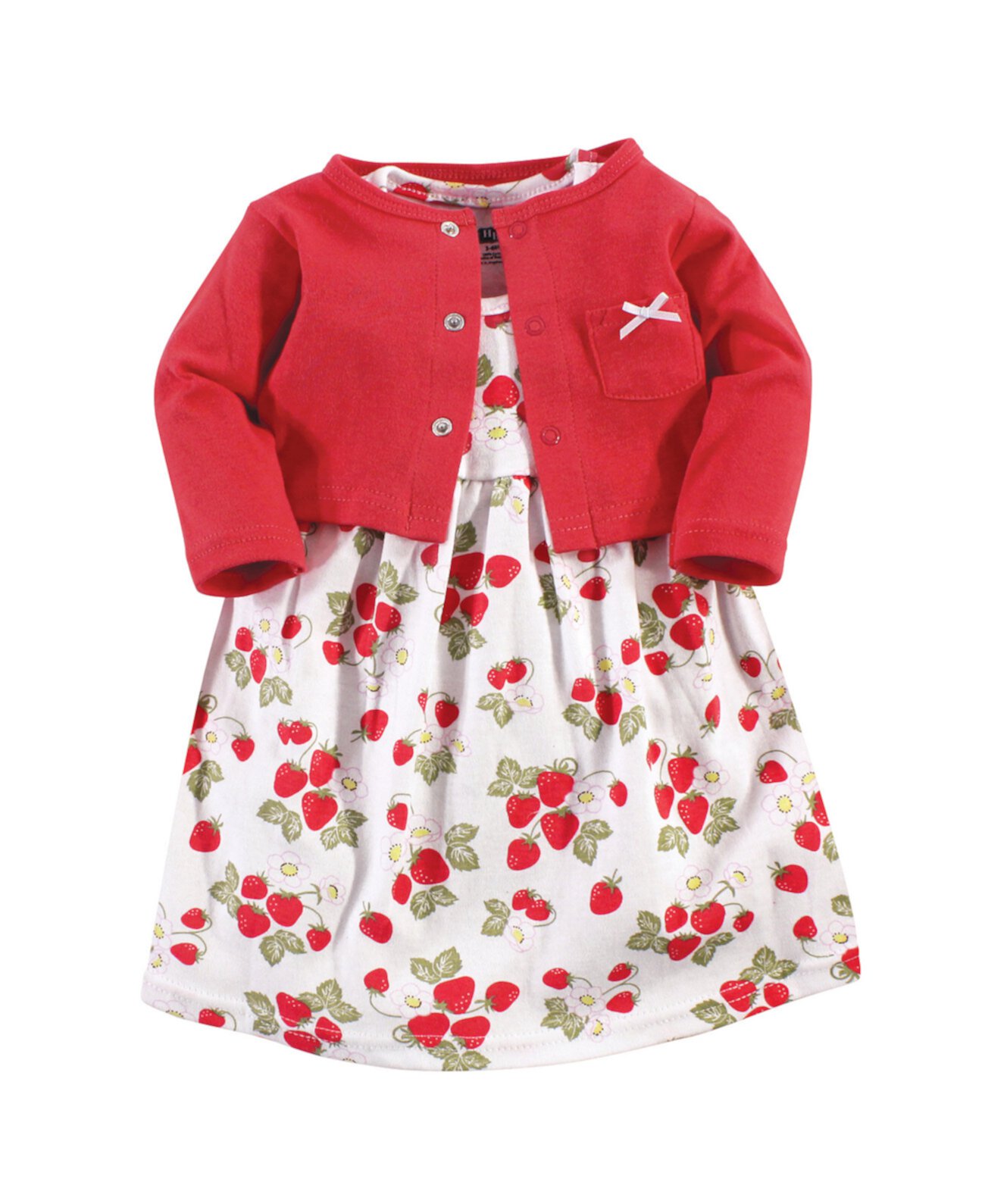 Комплект платья и кардигана, 0-24 месяца Hudson Baby