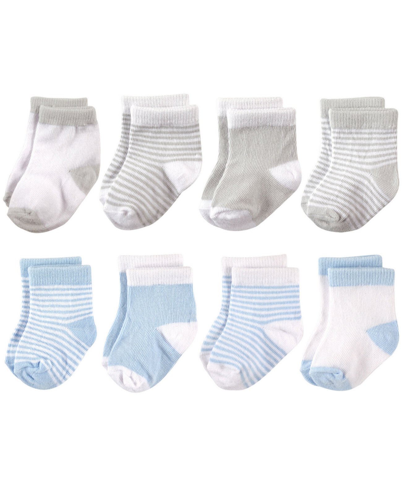 Основные носки для экипажа, 8 шт., 0-24 месяца Hudson Baby