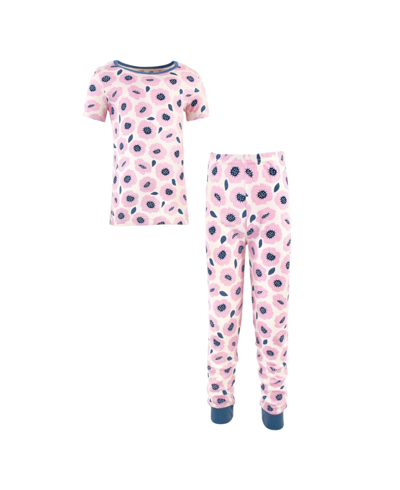 Облегающий комплект пижамы Blossoms для малышей, комплект из 2 шт. Touched by Nature