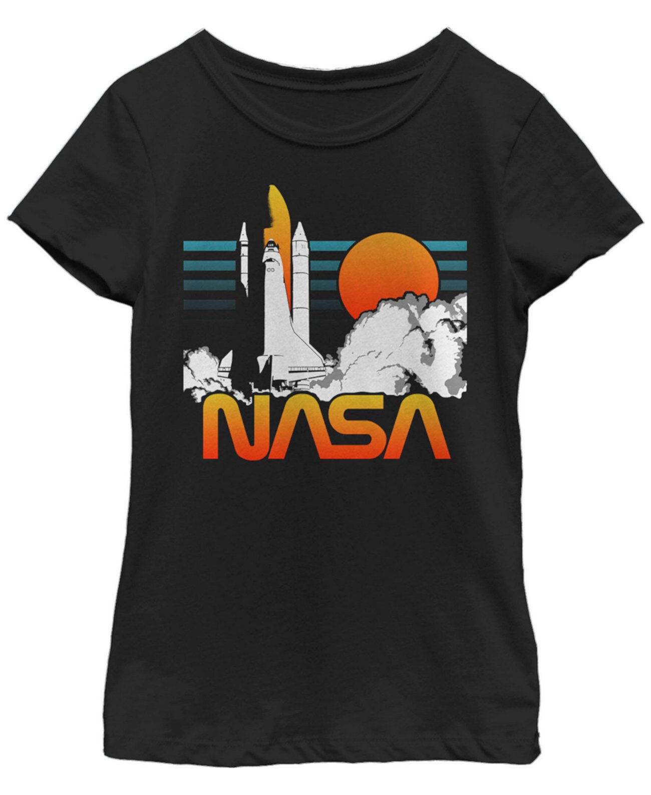 Футболка с коротким рукавом NASa Space Big Girl's Shuttle Lift Off FIFTH SUN