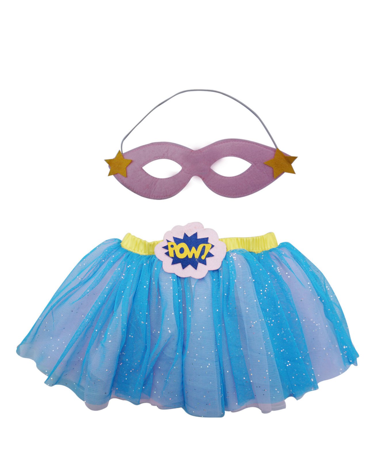 Комплект с балетной пачкой и повязкой на глаза для маленьких девочек Supergirl Popatu