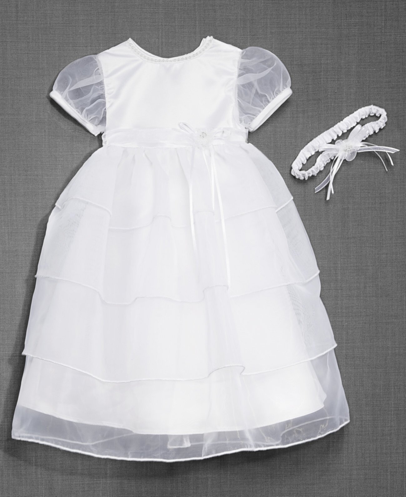 Платье и повязка для новорожденных девочек Lauren Madison