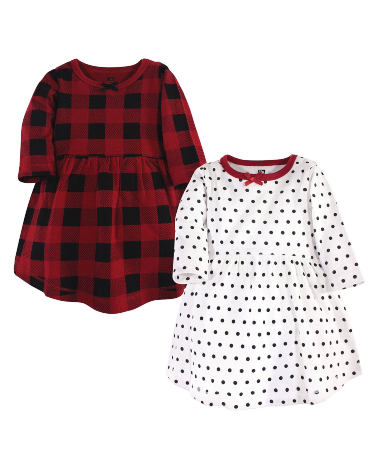 Классические праздничные платья для маленьких девочек, комплект из 2 шт. Hudson Baby