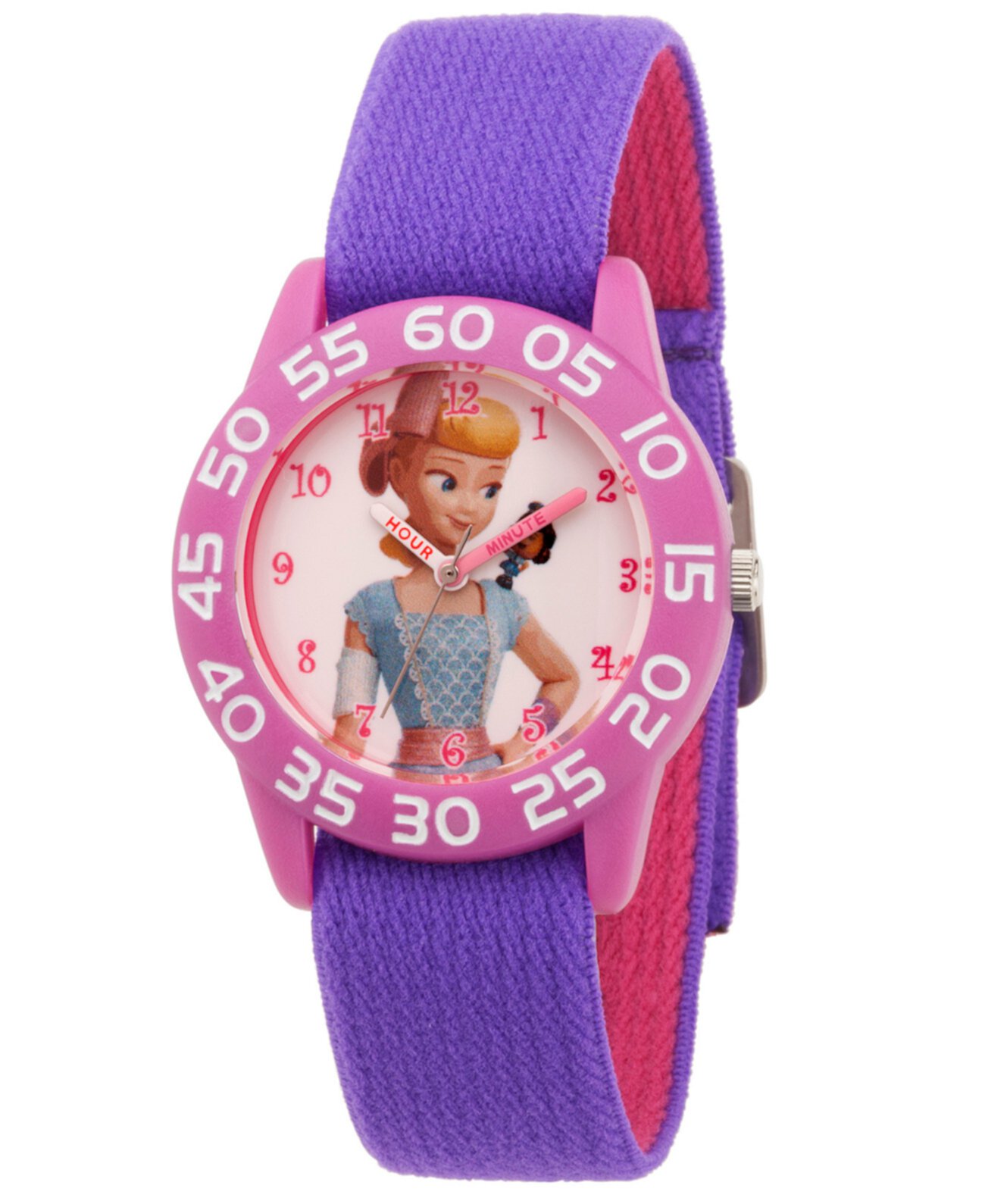Disney Toy Story 4 Бо Пип Фиолетовый Пластик Время Учитель Ремешок Часы 32 мм Ewatchfactory