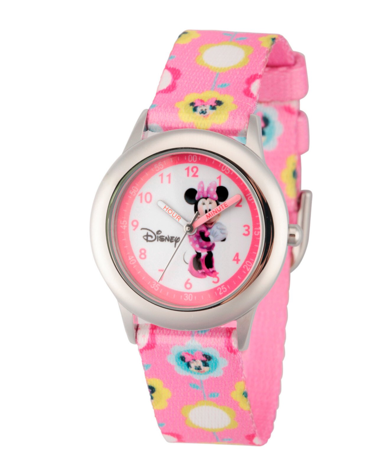 Часы для учителя времени из нержавеющей стали для девочек Disney Minnie Mouse Ewatchfactory