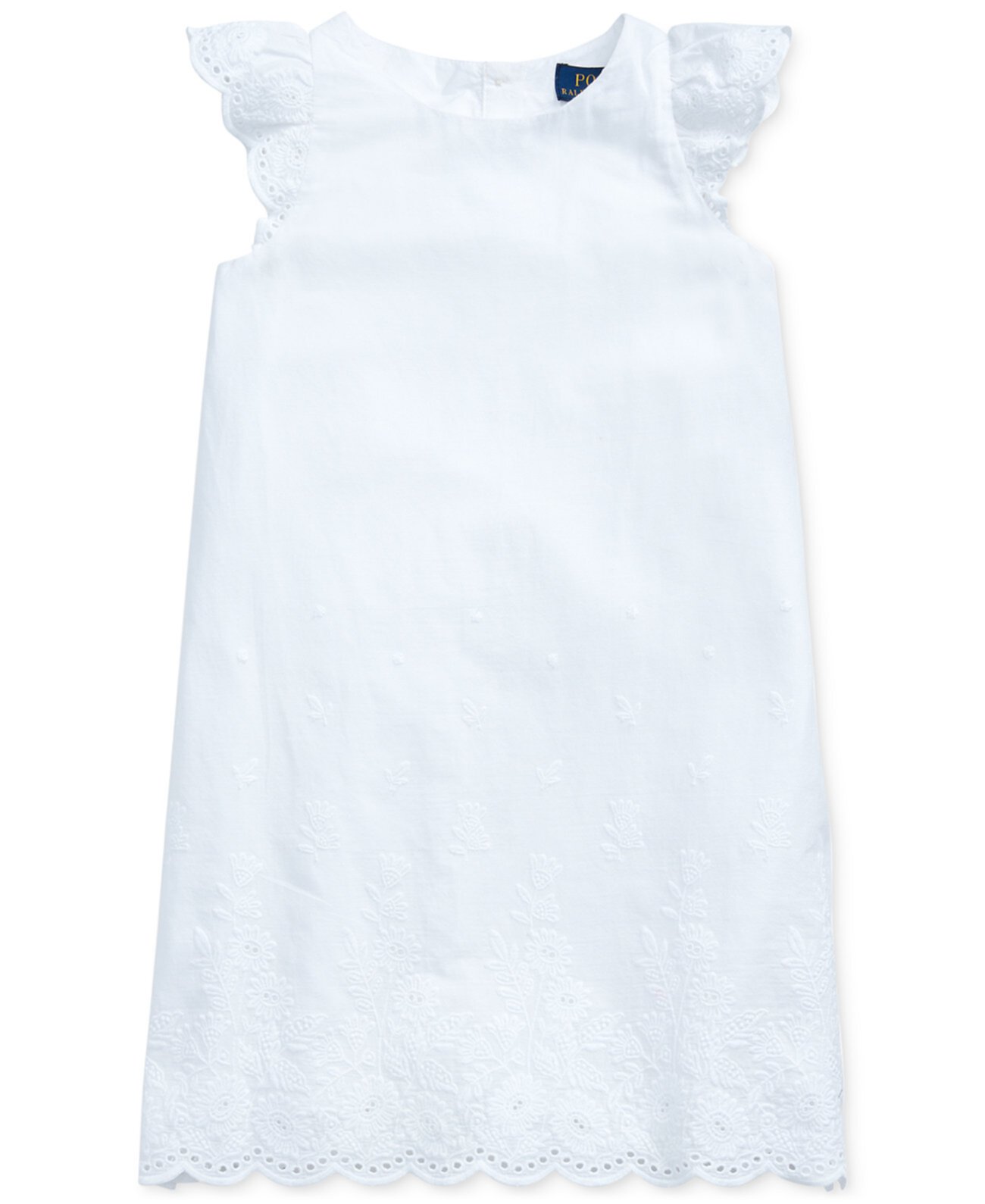 Платье для малышей из хлопка с вуалью для малышей Ralph Lauren
