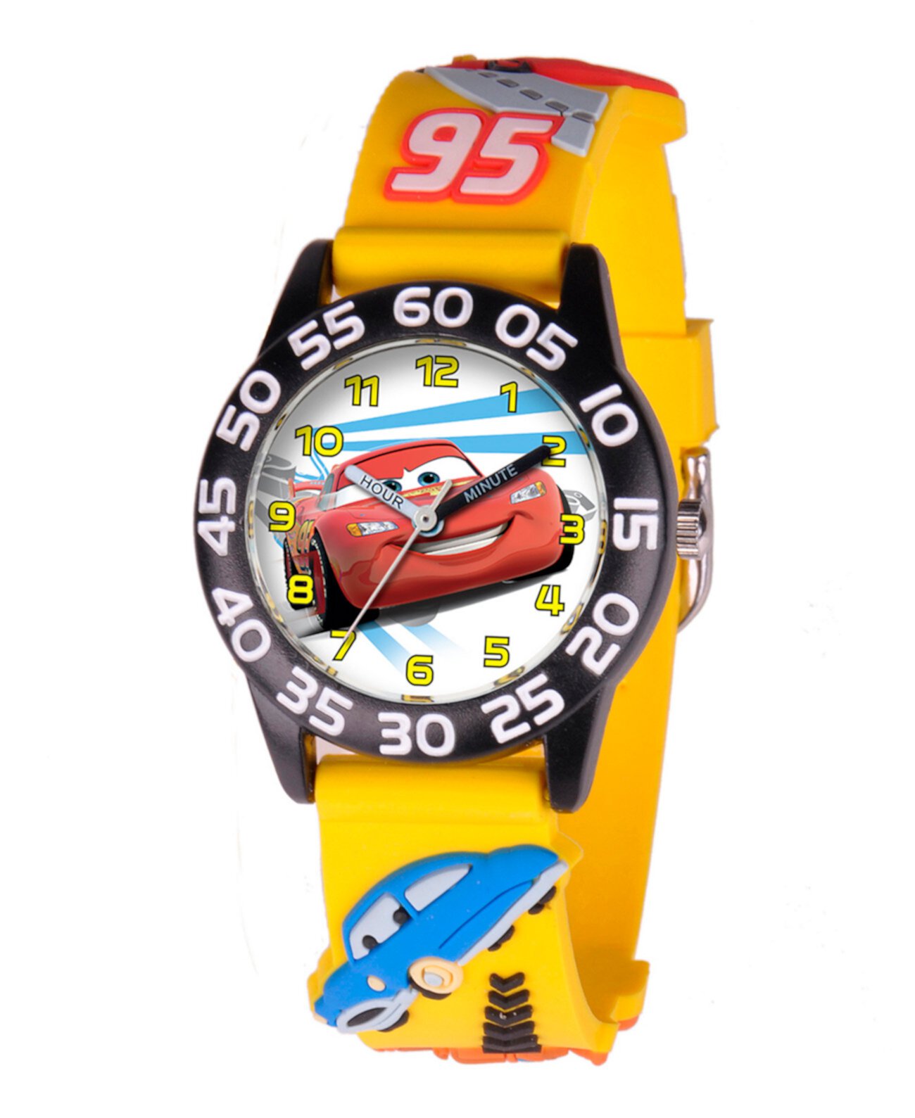 Черные пластиковые часы для учителей Disney Cars Boys '3D Ewatchfactory