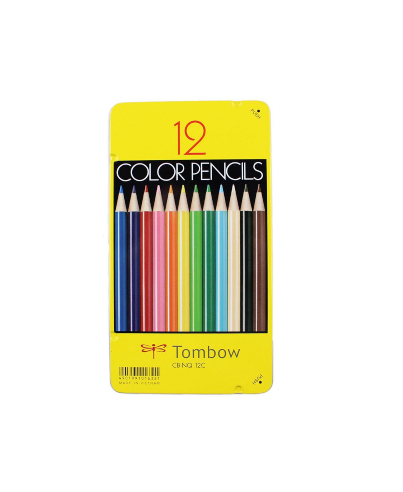 Цветные карандаши серии 1500, набор из 12 предметов Tombow