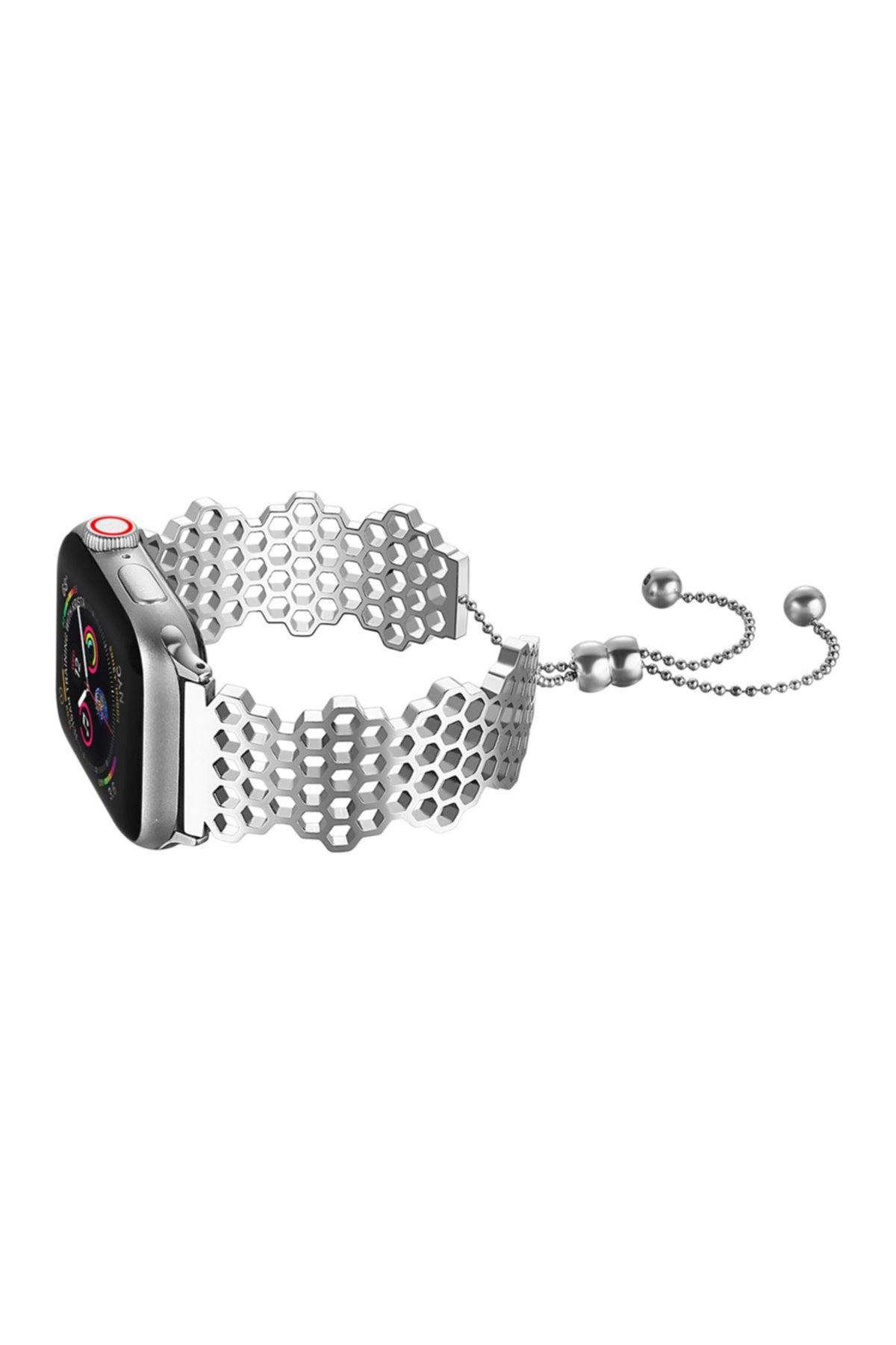 Серебряный Дарлинг Элегантный 38мм Apple Watch 1/2/3/4 Band POSH TECH