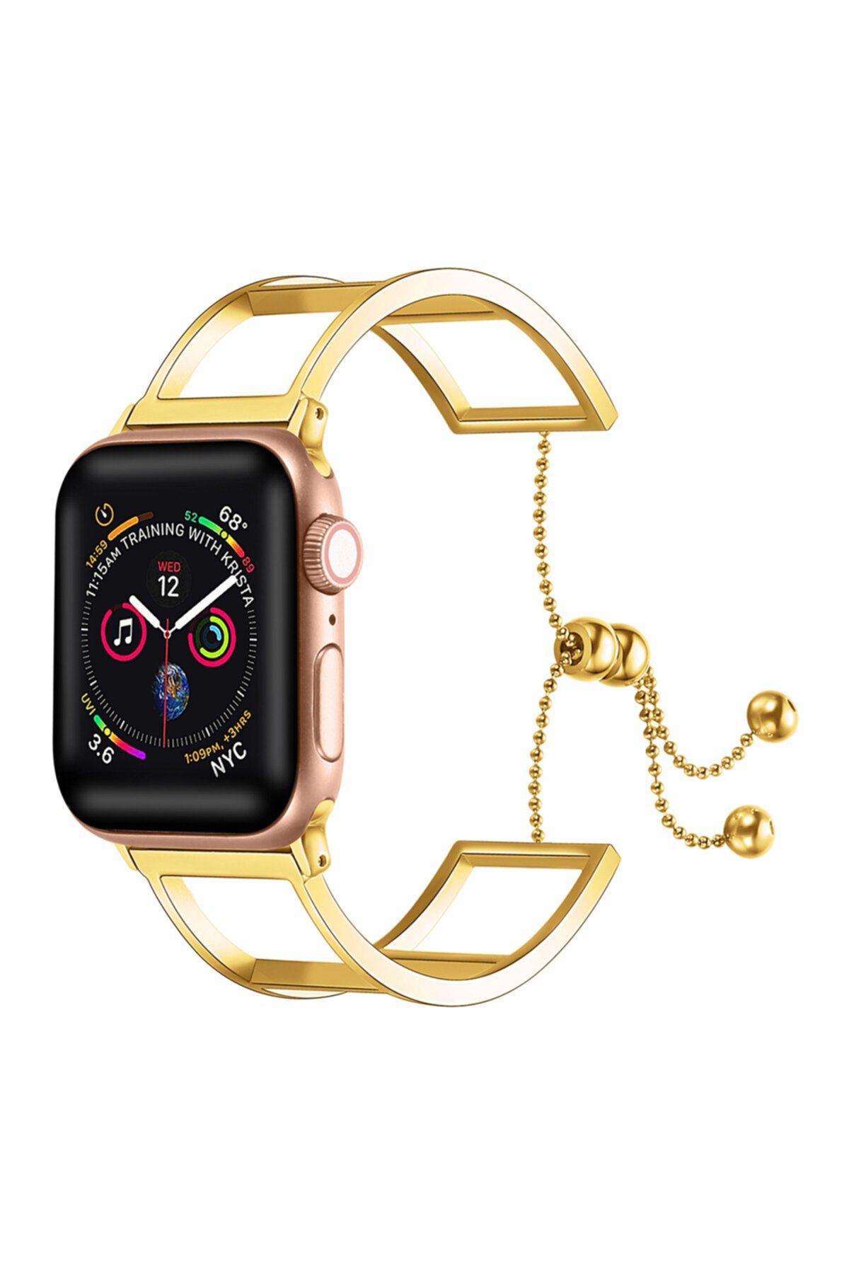 Золотая Алиса Элегантный 42мм Apple Watch 1/2/3/4 Band POSH TECH