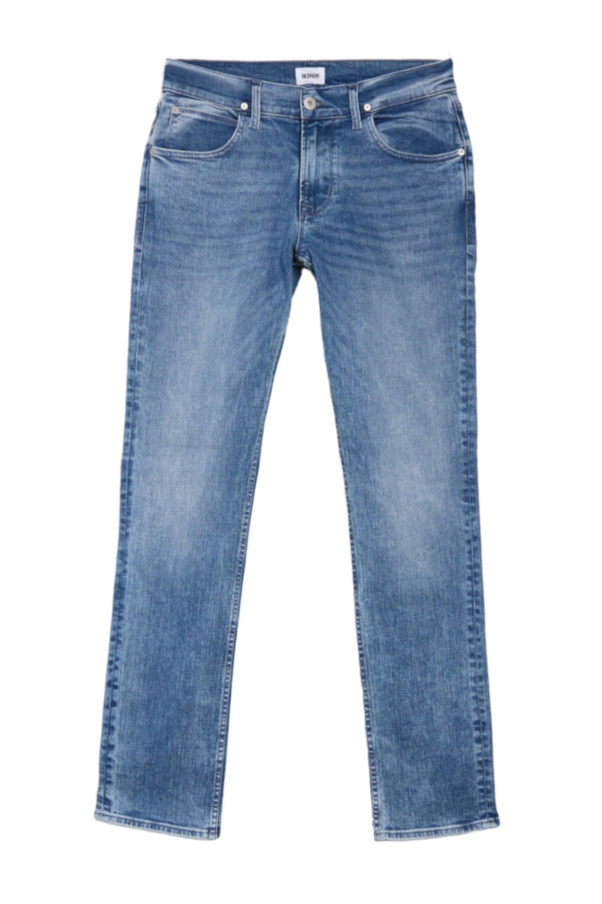 Прямые джинсы с молнией Blake Slim Hudson Jeans