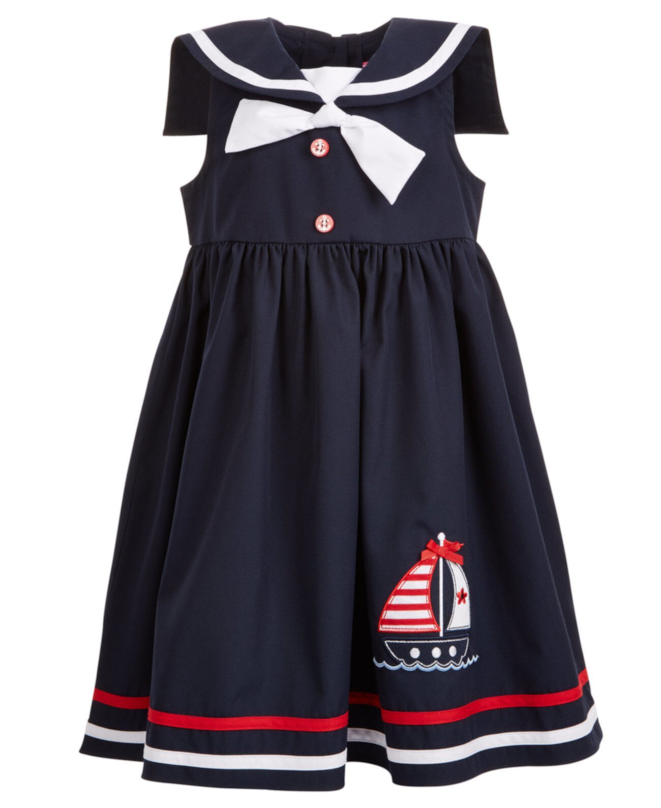 Платье для парусника с морскими воротниками для девочек Toddler Girls Good Lad