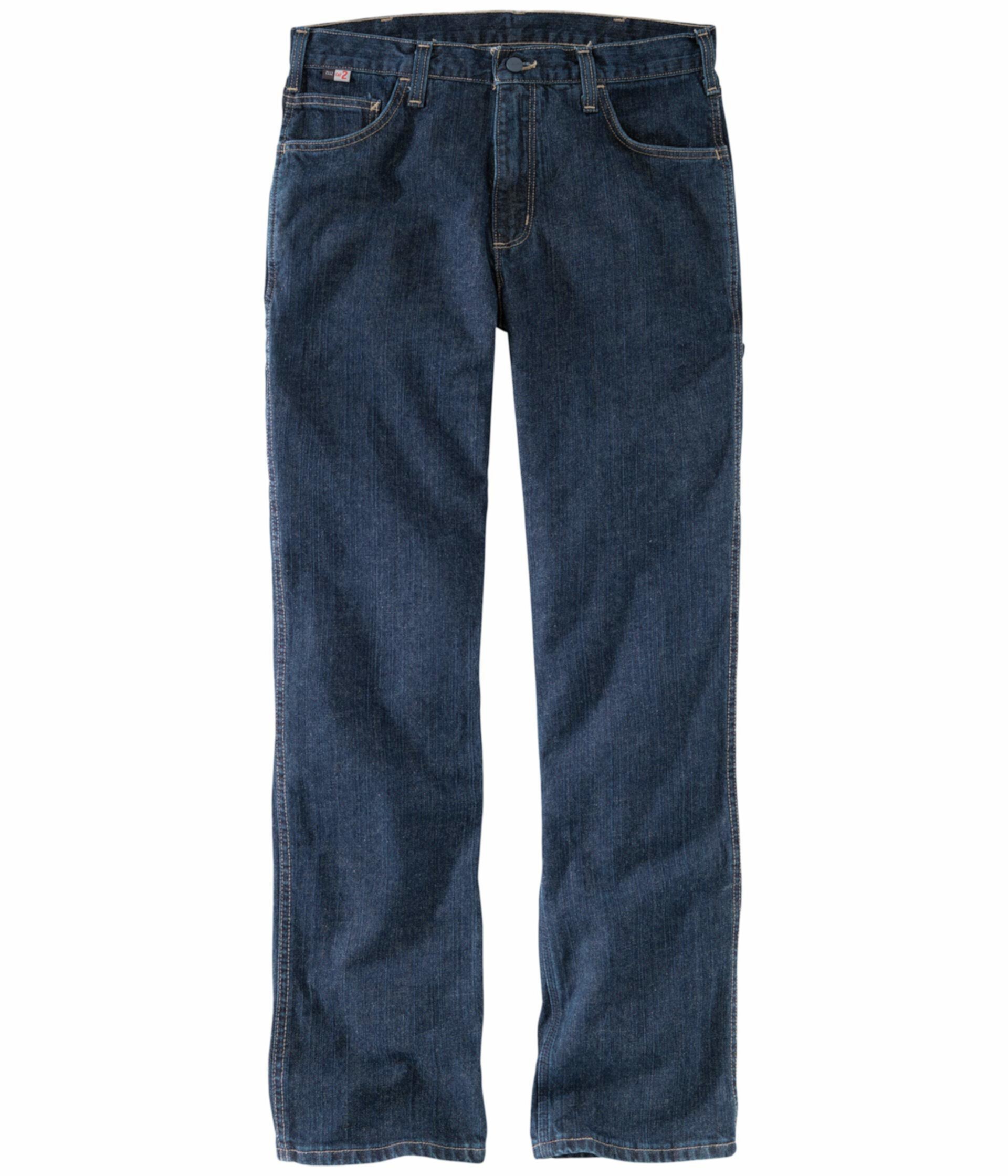 Огнестойкие прочные джинсы свободного кроя большого и высокого роста Flex Carhartt