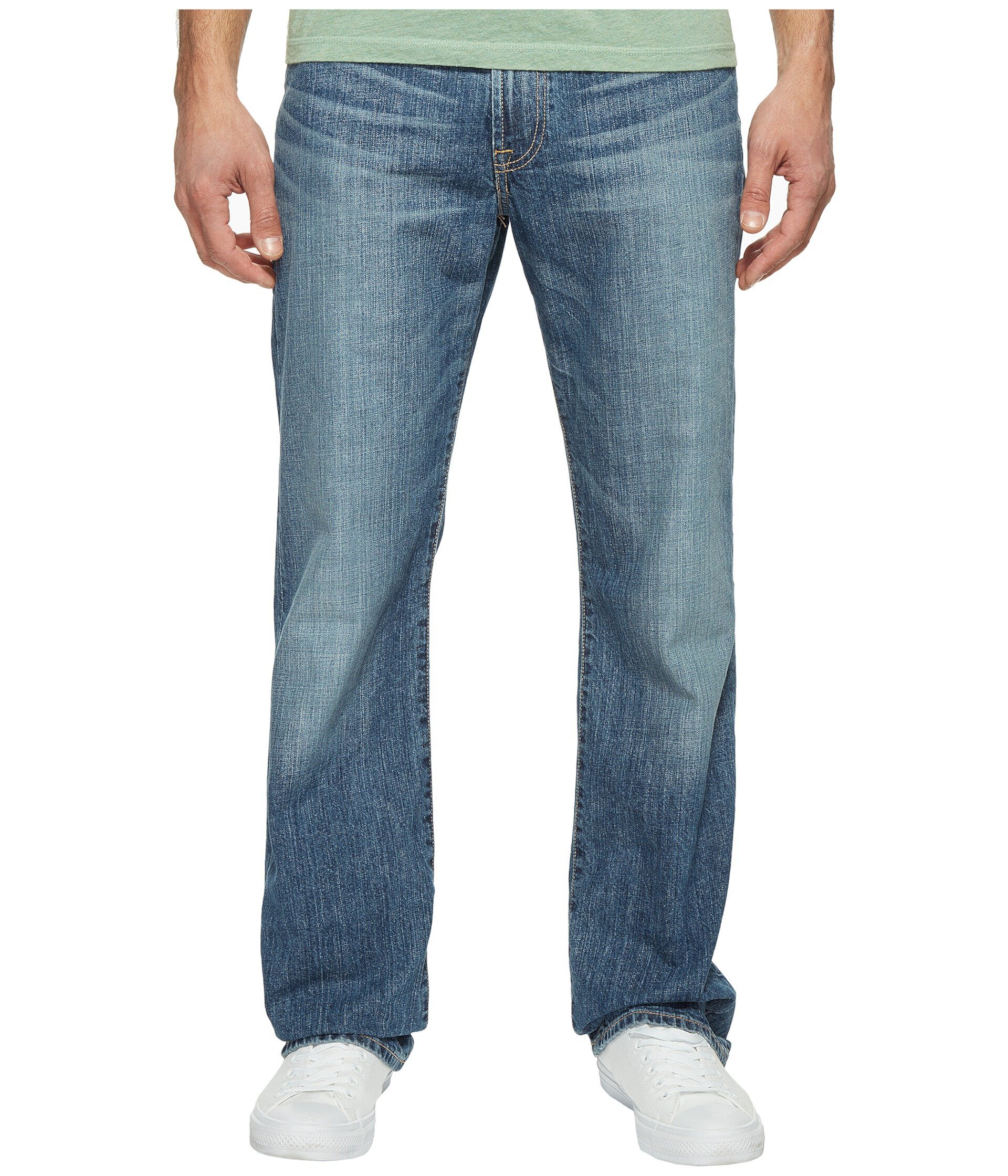 Мужские Джинсы bootcut Lucky Brand 181 Relaxed Straight в Delwood - L Lucky Brand