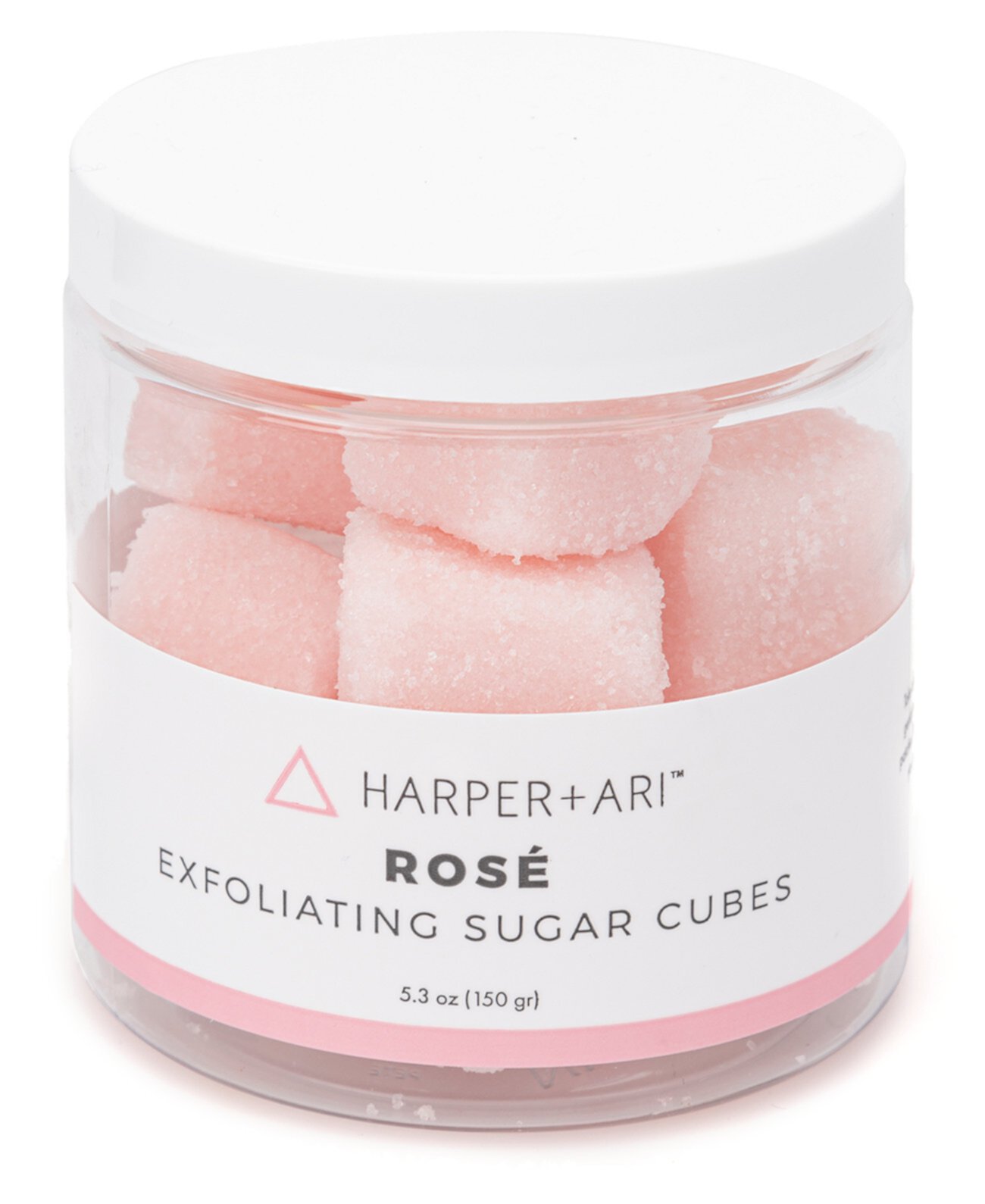 Отшелушивающие сахарные кубики Rosé, 5,3 унции. Harper + Ari