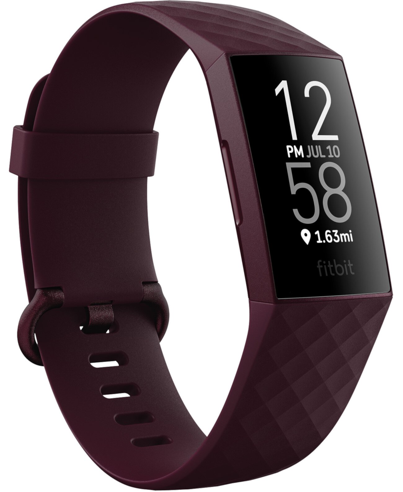 Смарт-часы Charge 4 с сенсорным экраном из розового дерева 22,6 мм Fitbit