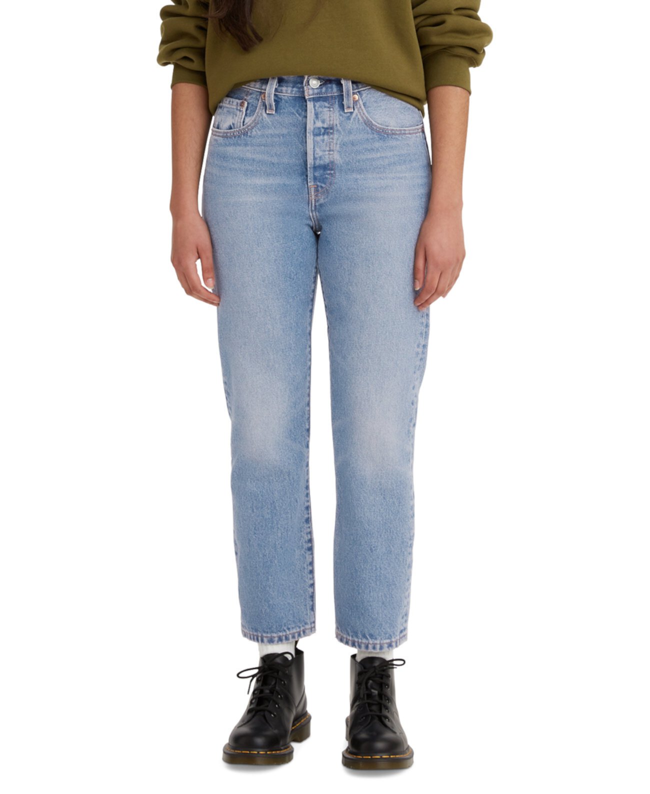 Укороченные прямые джинсы 501® Levi's®