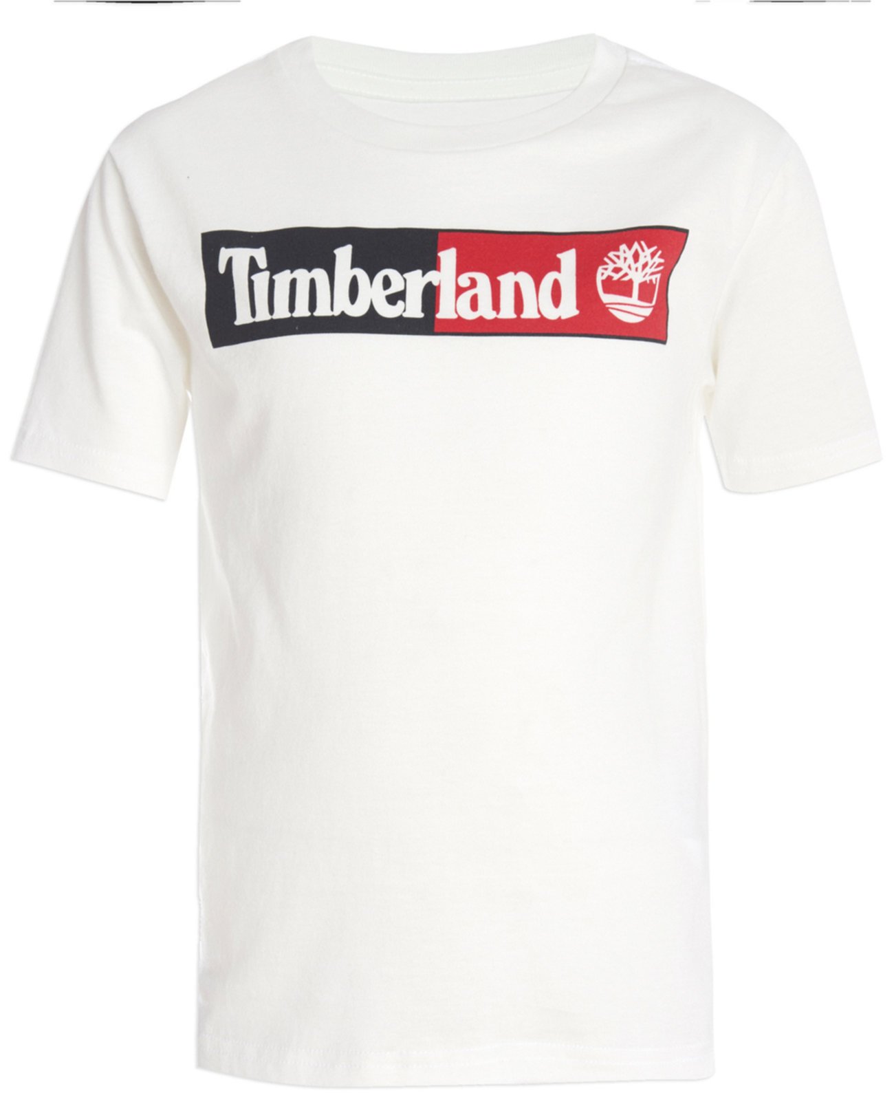 Хлопковая футболка с логотипом и принтом Big Boys Timberland