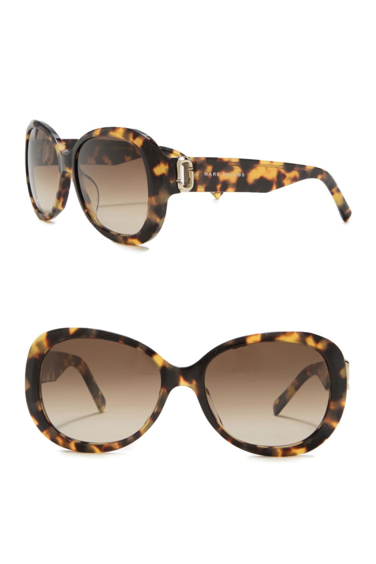 56мм вентилируемые круглые солнцезащитные очки Marc Jacobs