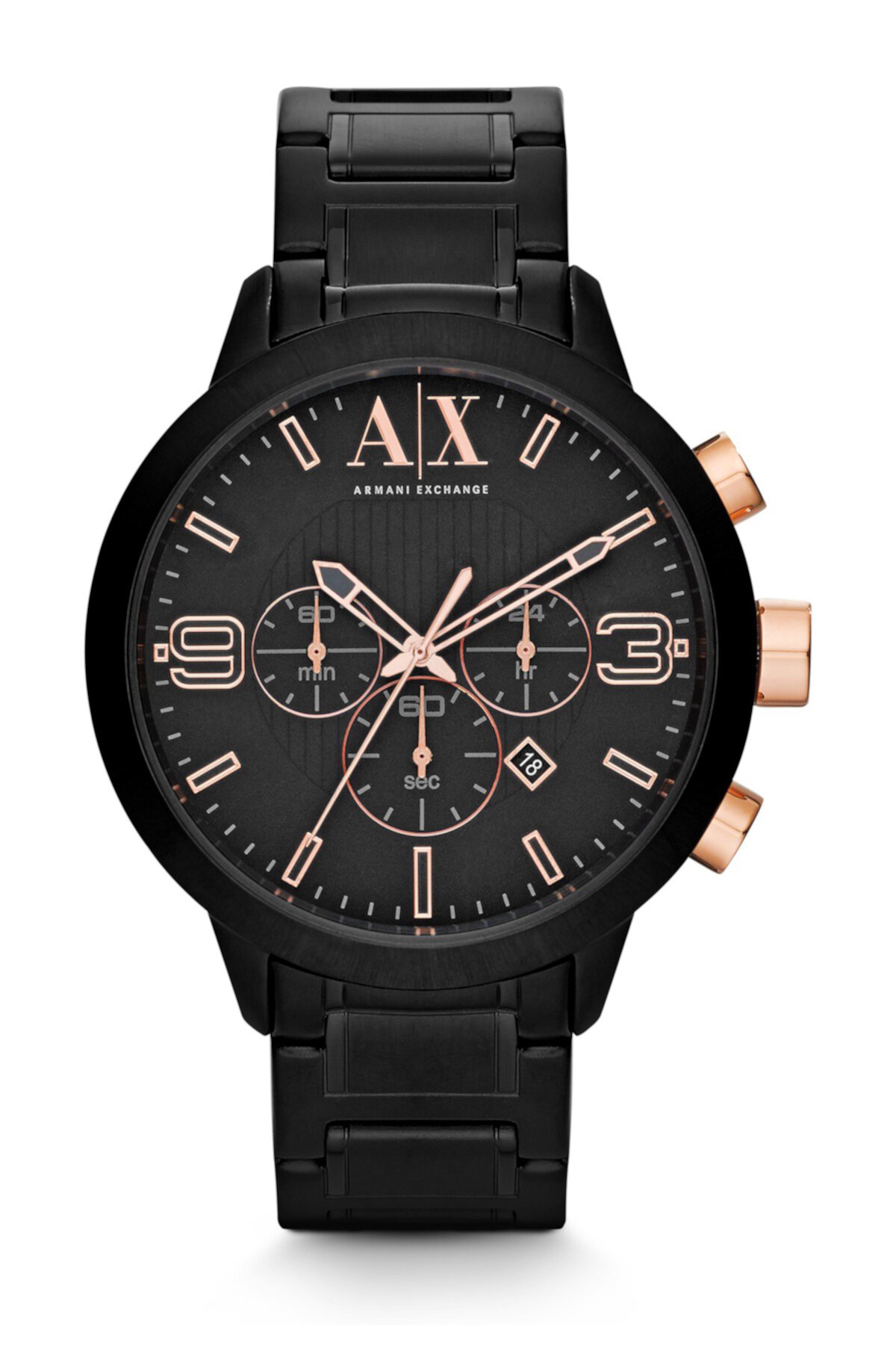 Круглые часы-браслет с хронографом, 47 мм AX ARMANI EXCHANGE