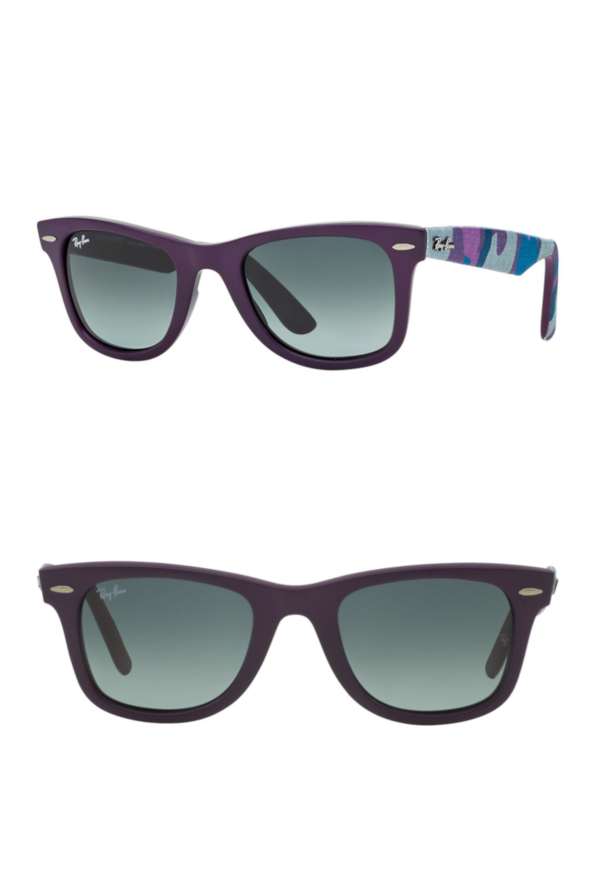 50-миллиметровые солнцезащитные очки Wayfarer Ray-Ban