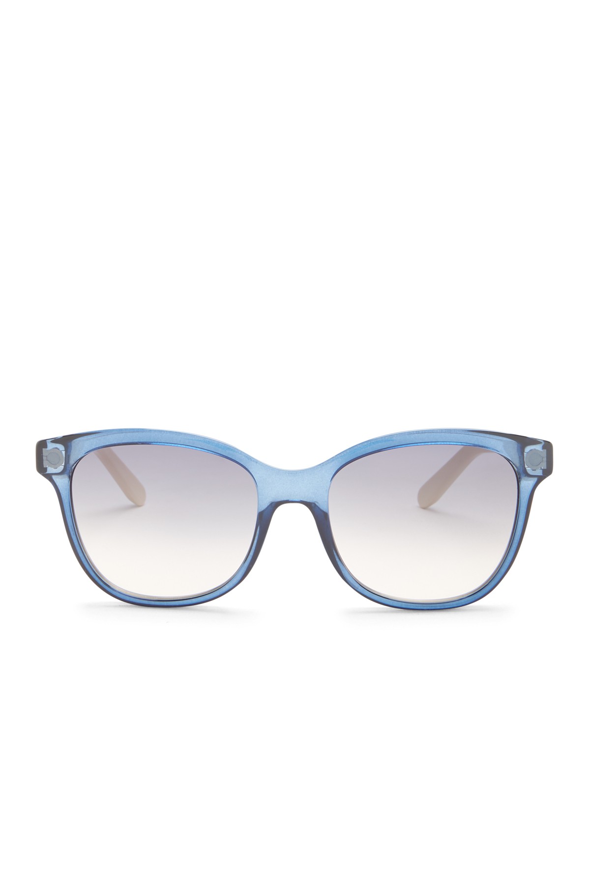 55-мм пластиковые солнцезащитные очки "кошачий глаз" Salvatore Ferragamo
