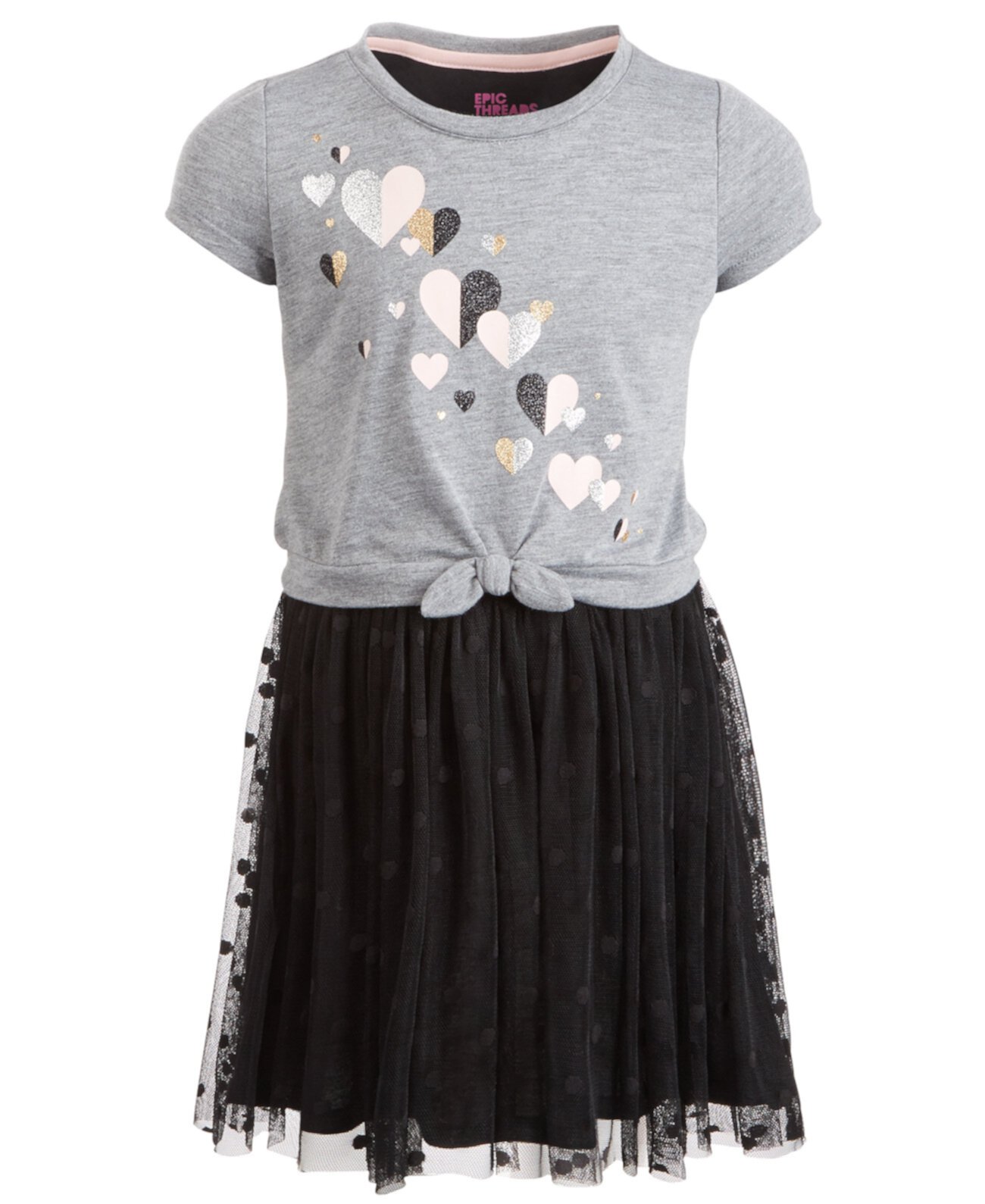 Платье для малышей с сердечком для девочек Toddler, созданное для Macy's Epic Threads
