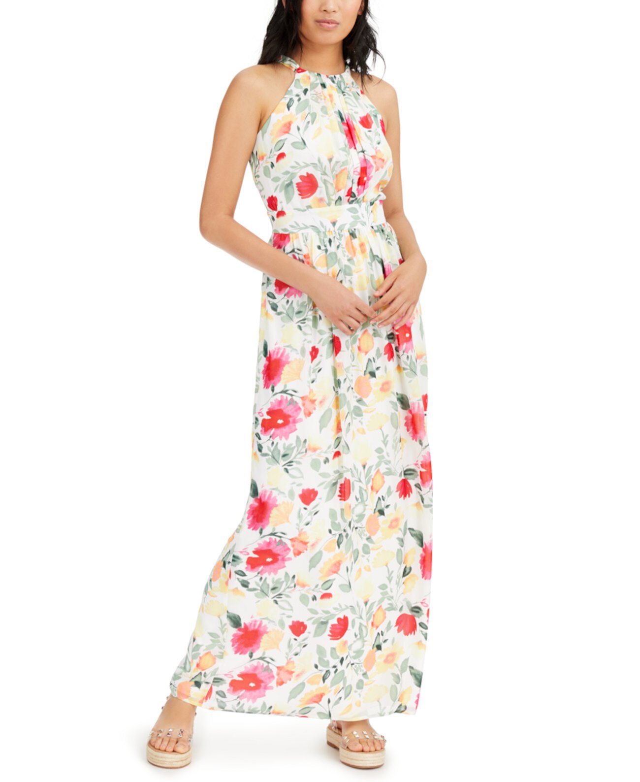Макси-платье с цветочным принтом, созданное для Macy's INC International Concepts