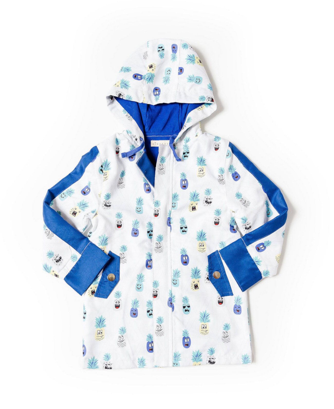 Куртка-пиджак из микрофибры для мальчиков с принтом для малышей Kinderkind