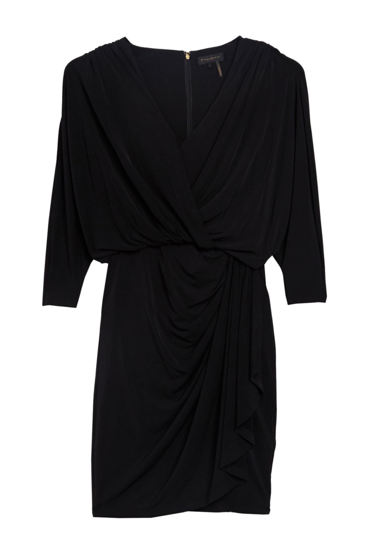 Платье 3/4 с рукавами Dolman Ruched DKNY