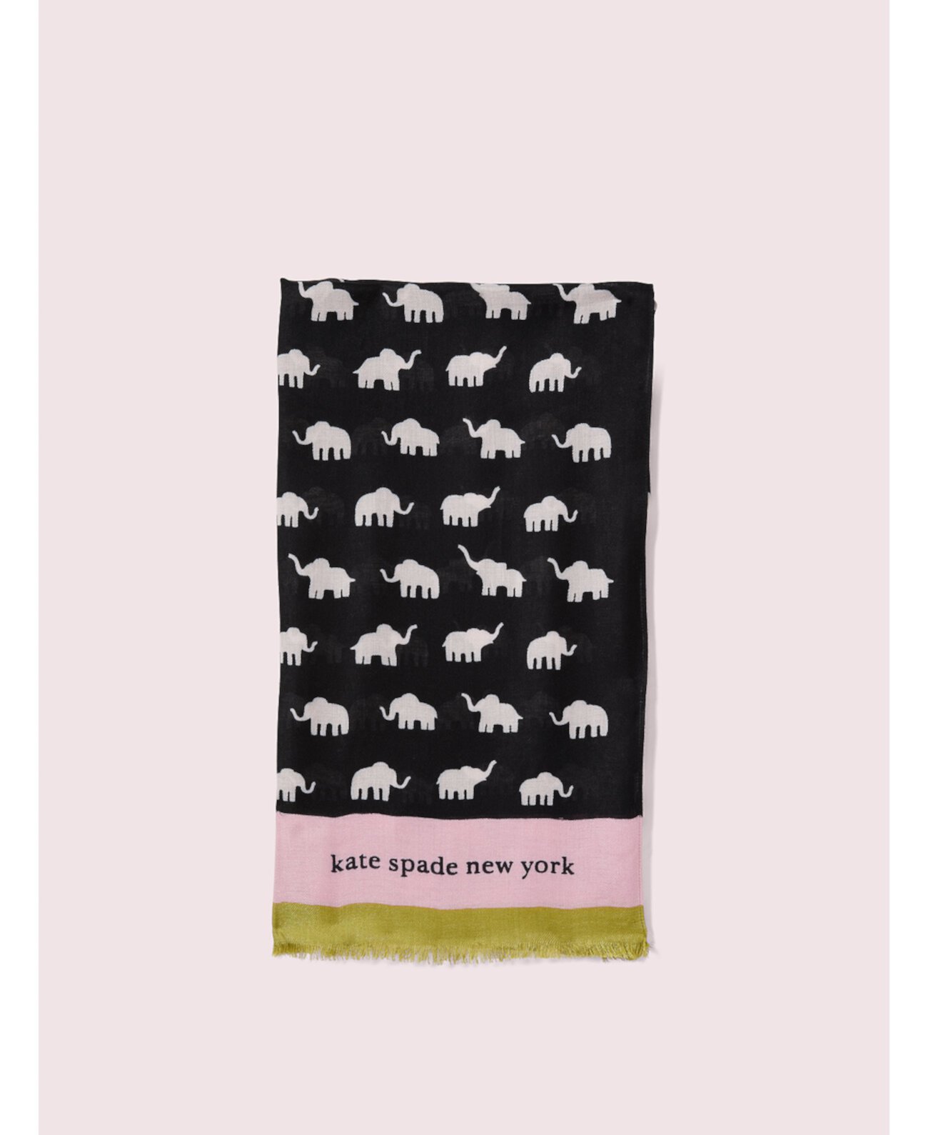 Слон продолговатый шарф Kate Spade New York