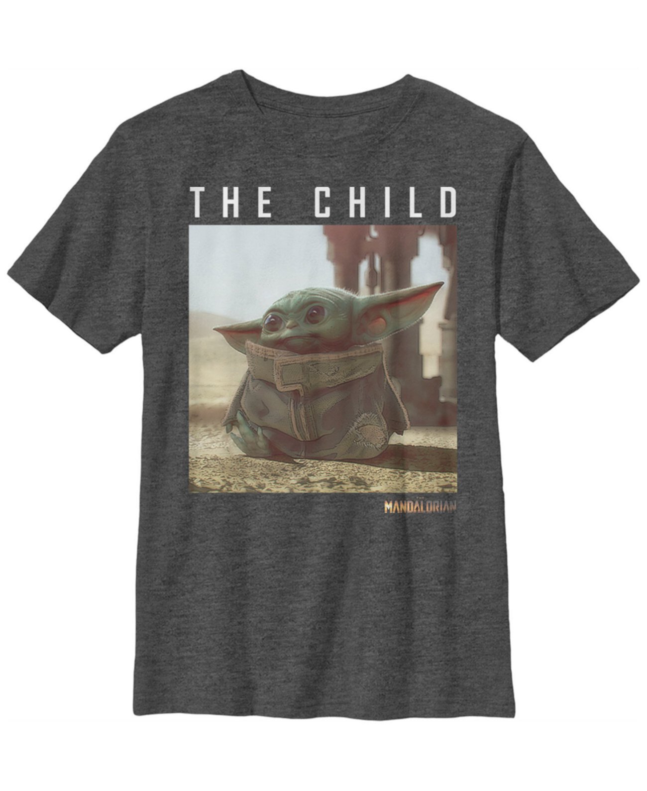 Star Wars The Mandalorian Big Boys Детская футболка с длинными ушами с коротким рукавом FIFTH SUN